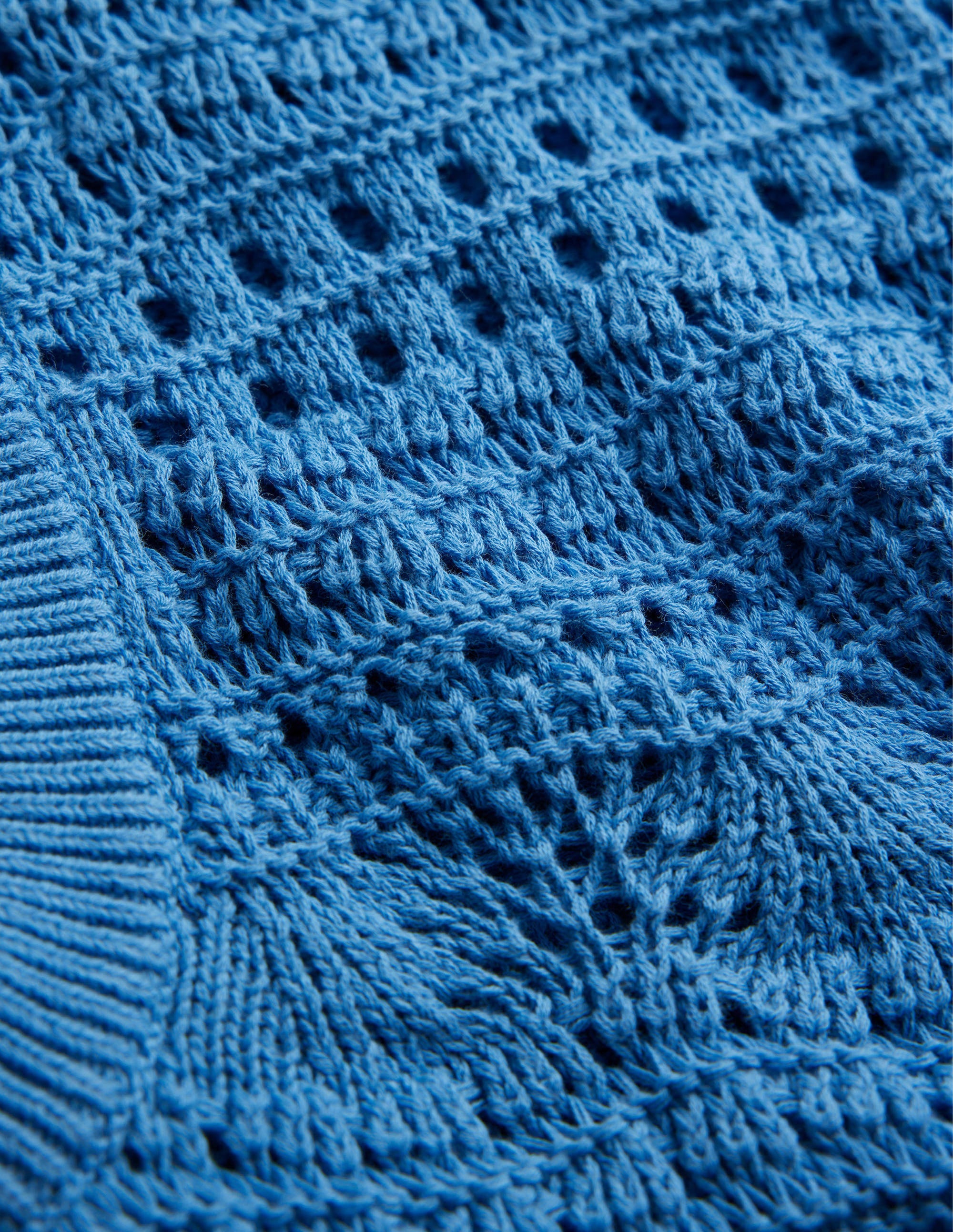 Cropped Fringe Crochet Tank-Porcelain Blue - Image 6