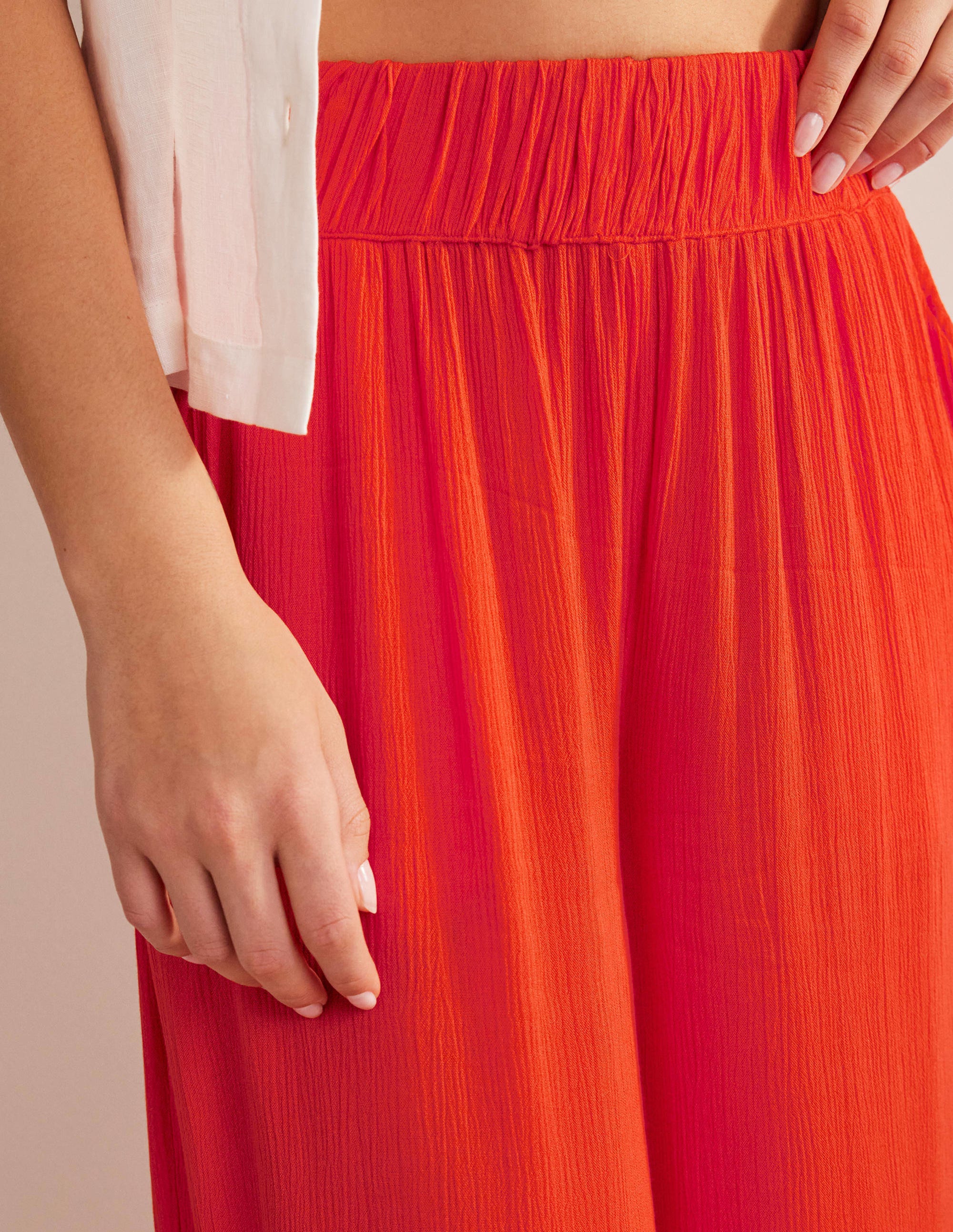 Crinkle Wide Leg Trousers-Firework - Image 2