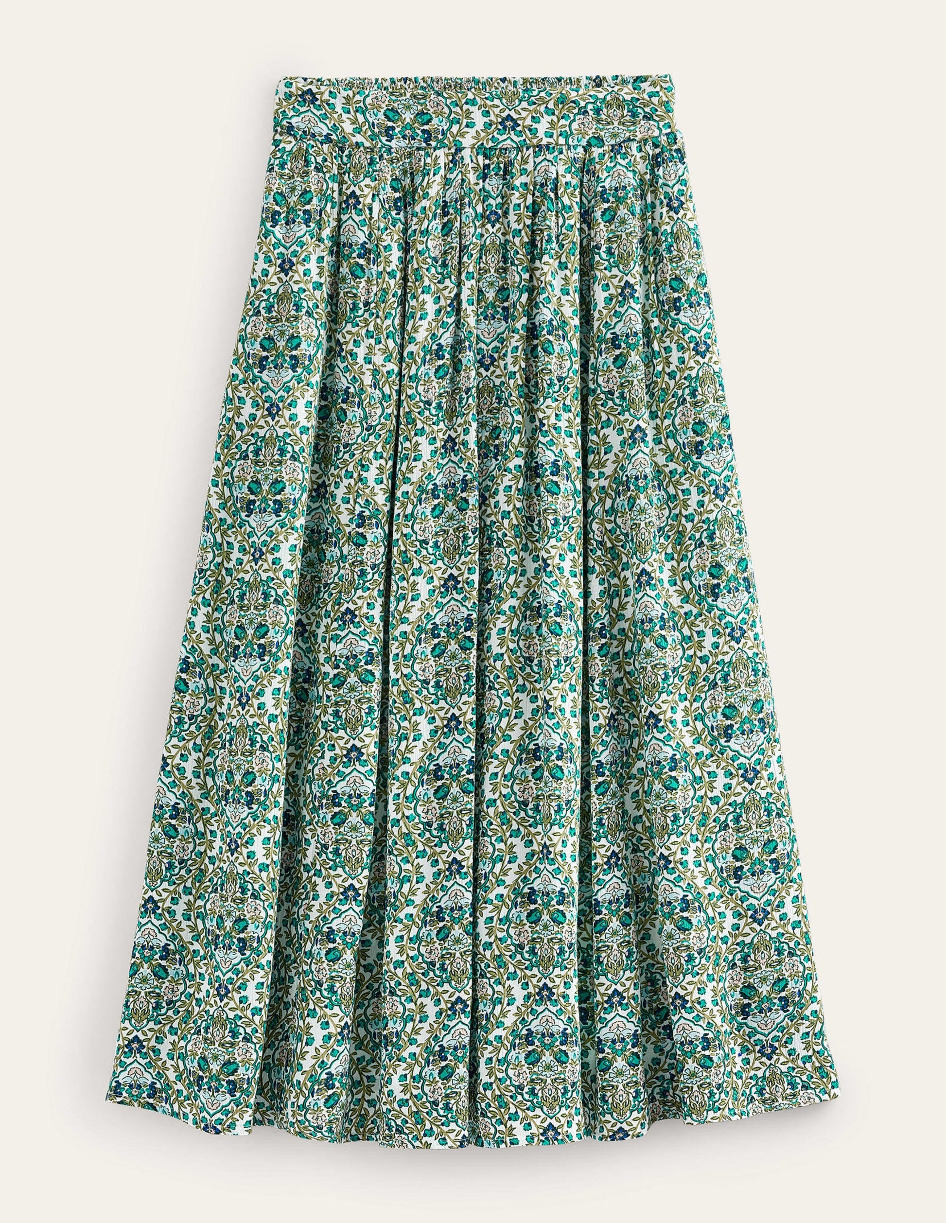 Crinkle Midi Skirt-River Reed, Vine Terrace-7
