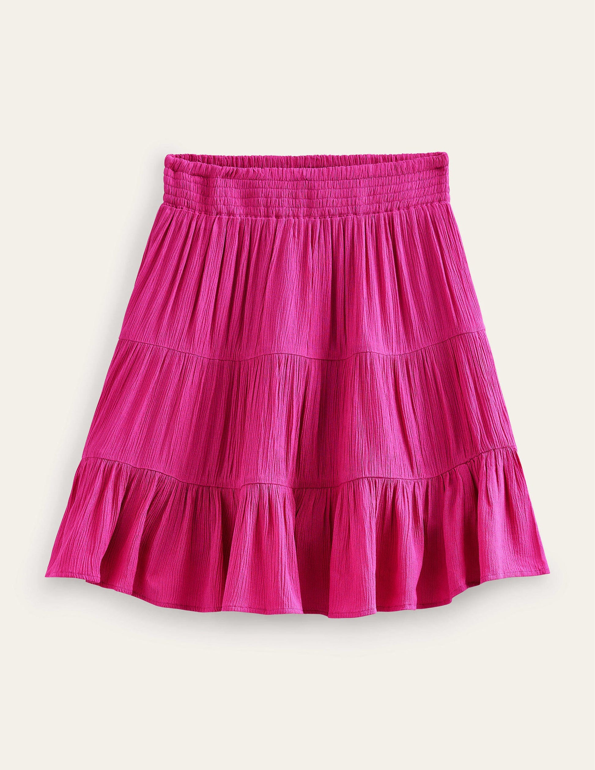 Crinkle Mini Skirt-Phlox Pink-5