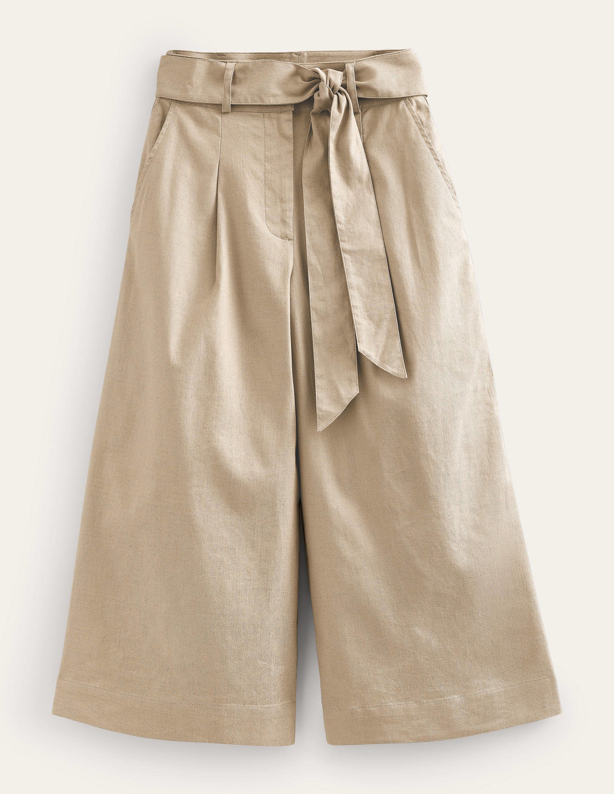 Cropped Wide-Leg Trousers-Rope - Image 5