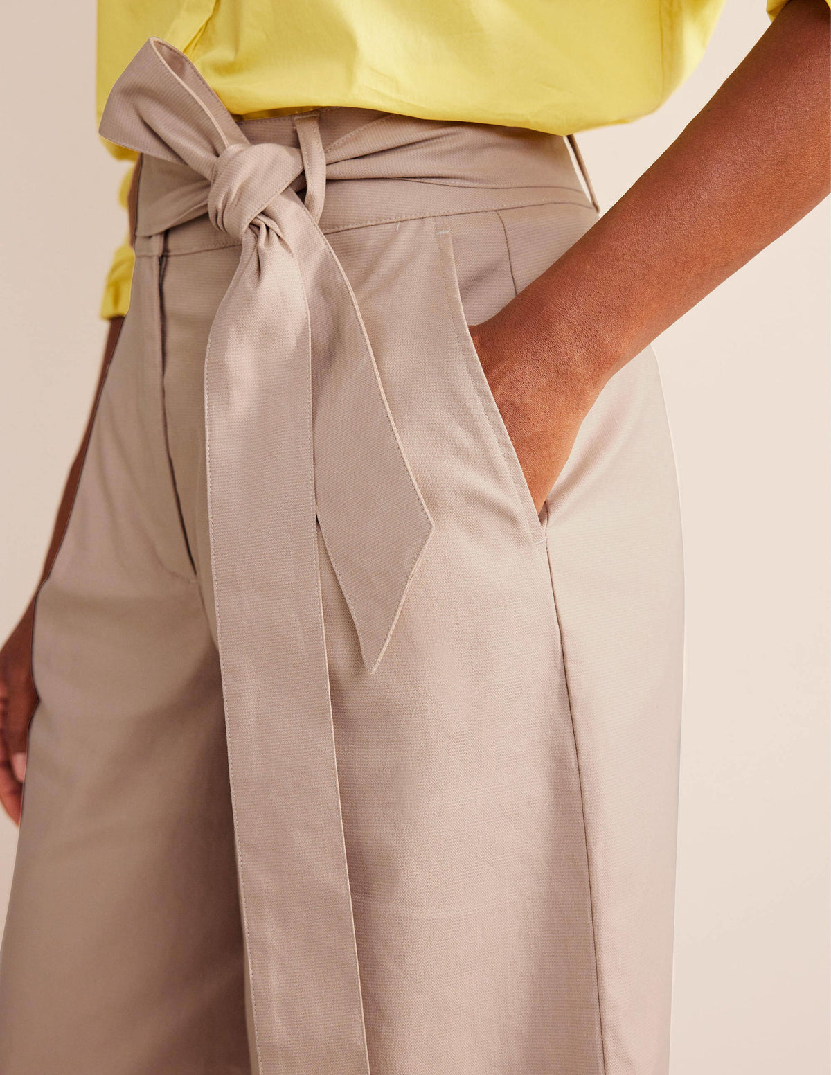 Cropped Wide-Leg Trousers-Rope-2
