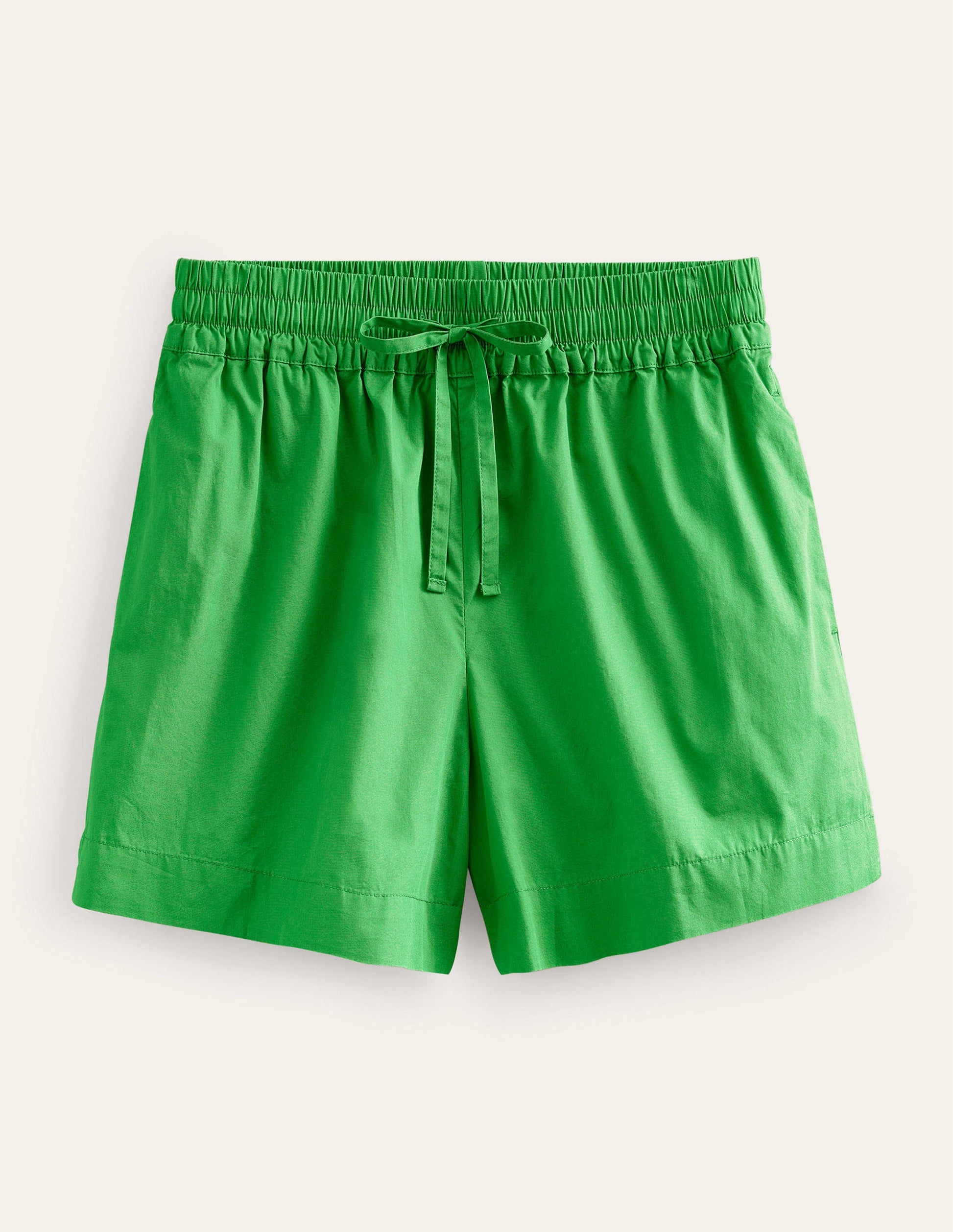 Cotton Pull-on Shorts-Green Bee-6