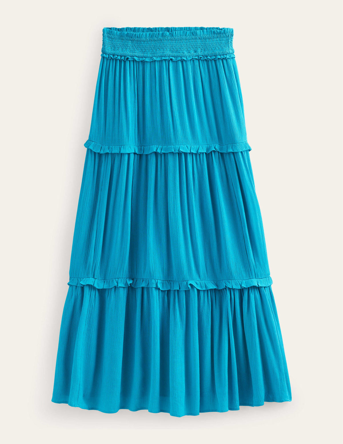Smocked-Waist Holiday Skirt-Ultramarine - Image 5