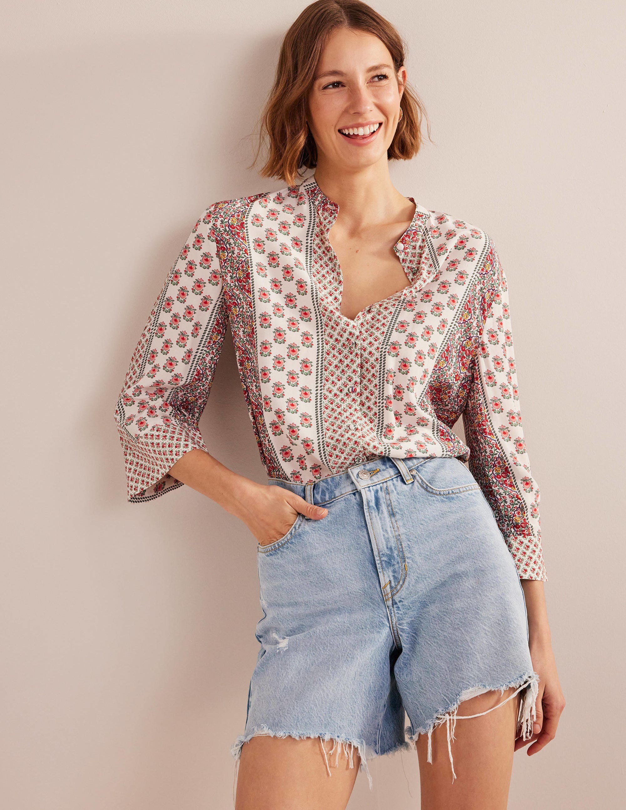 Bermuda Denim Shorts-Light Vintage - Image 1