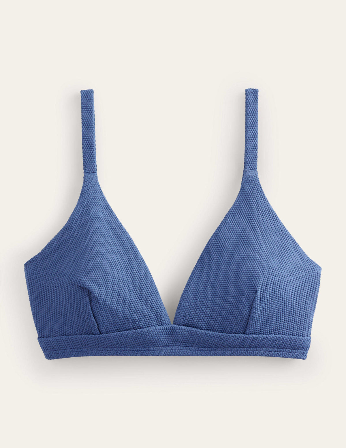 Arezzo V-neck Bikini Top-Globe Texture-6