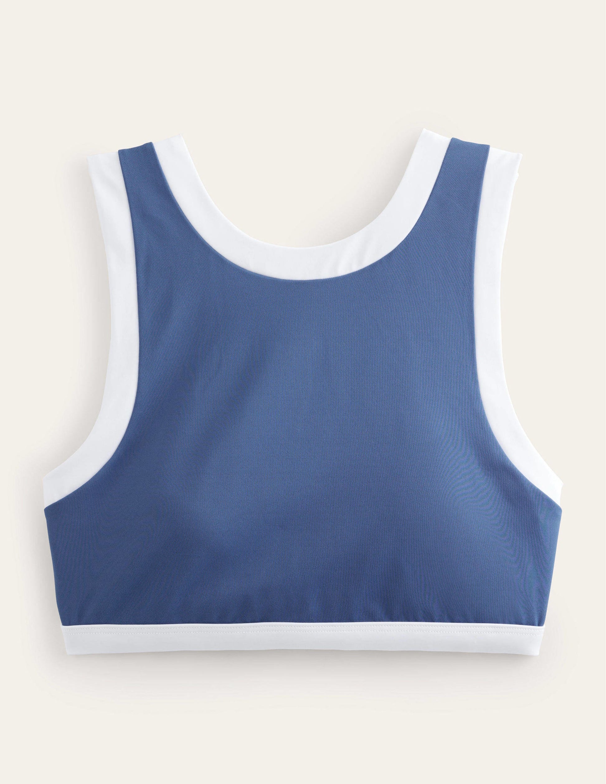 Racer Crew Neck Bikini Top-Globe Colourblock-5