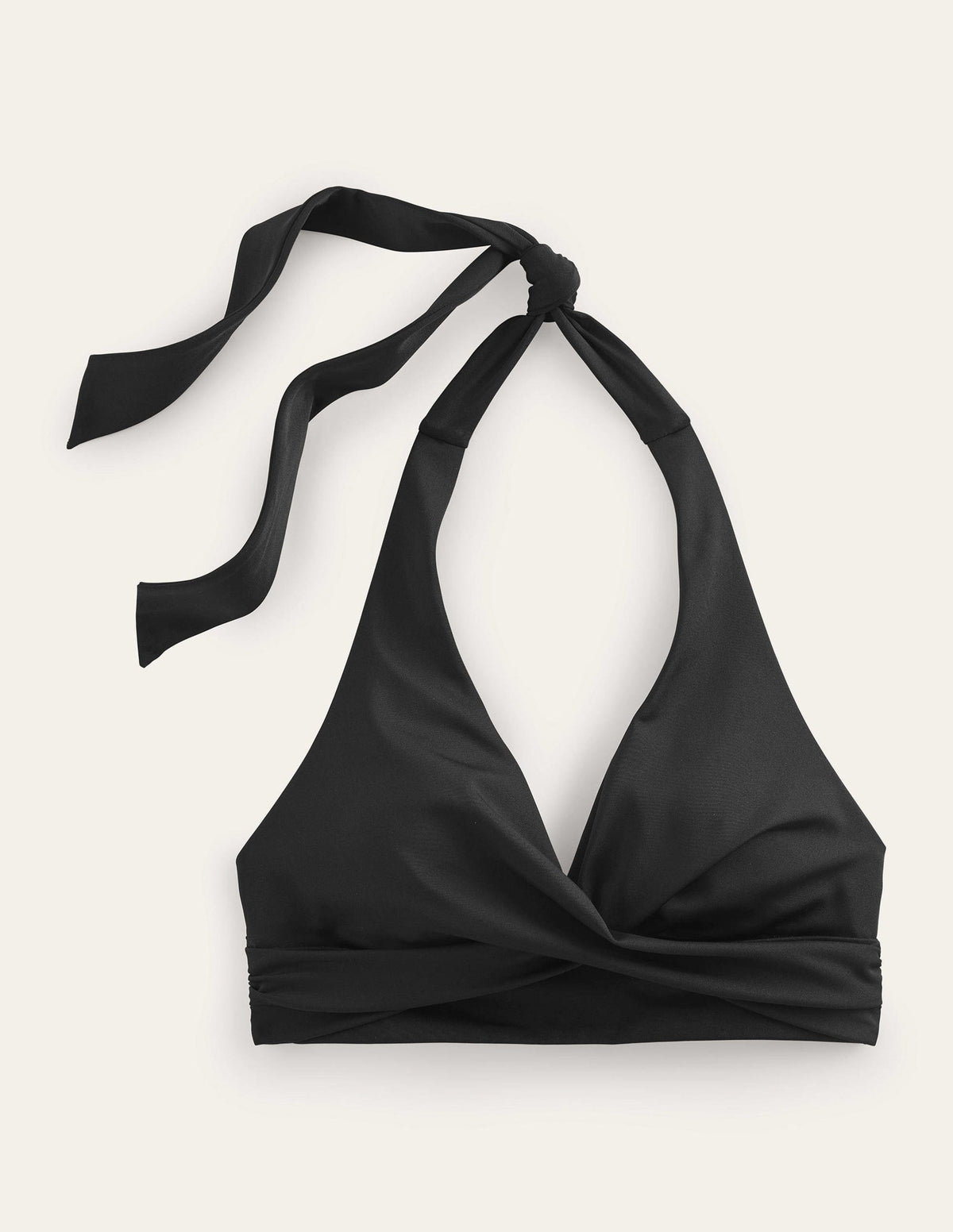 Twisted Classic Bikini Top-Black - Image 5