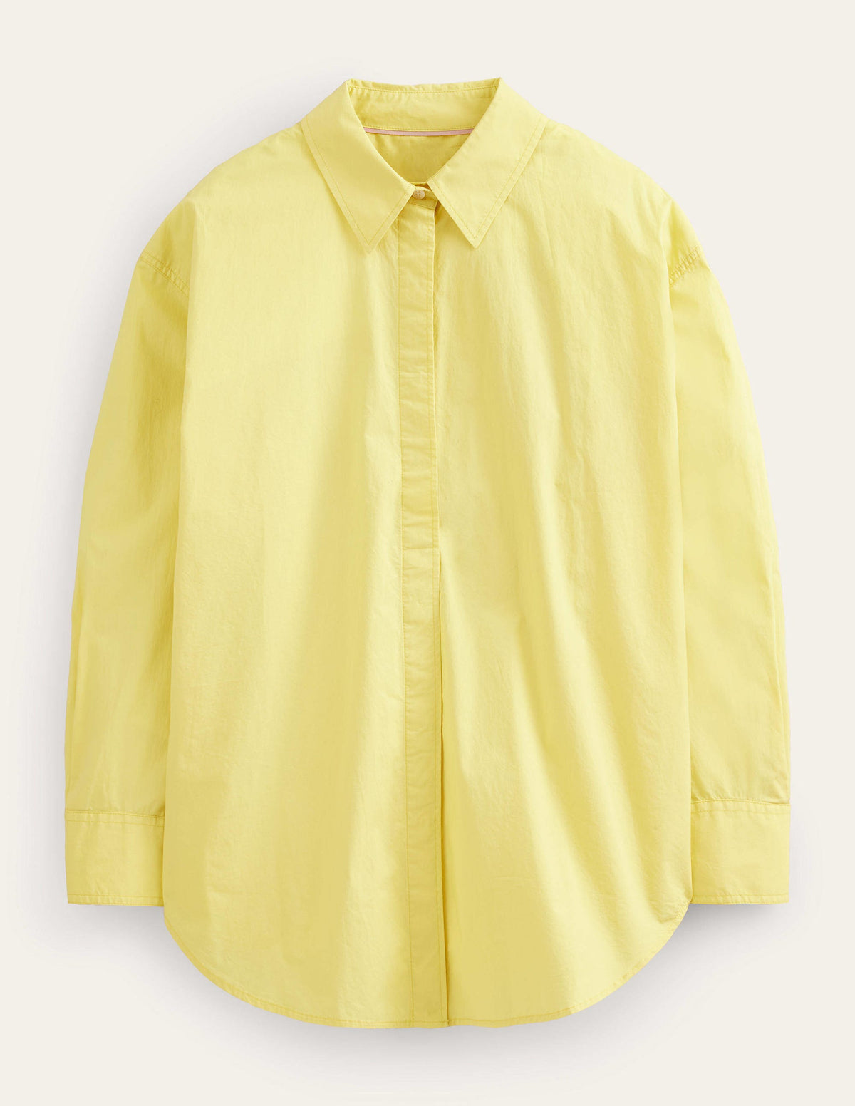 Oversized Cotton Shirt-Pineapple-7