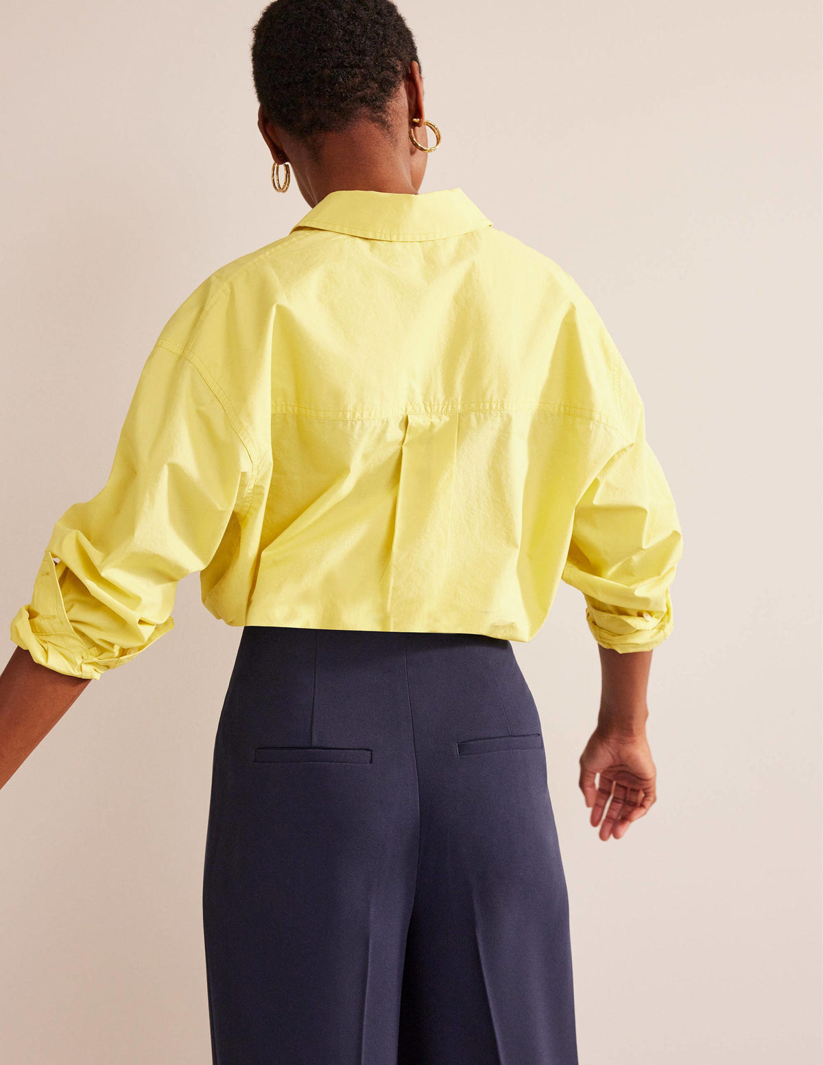 Oversized Cotton Shirt-Pineapple - Image 3