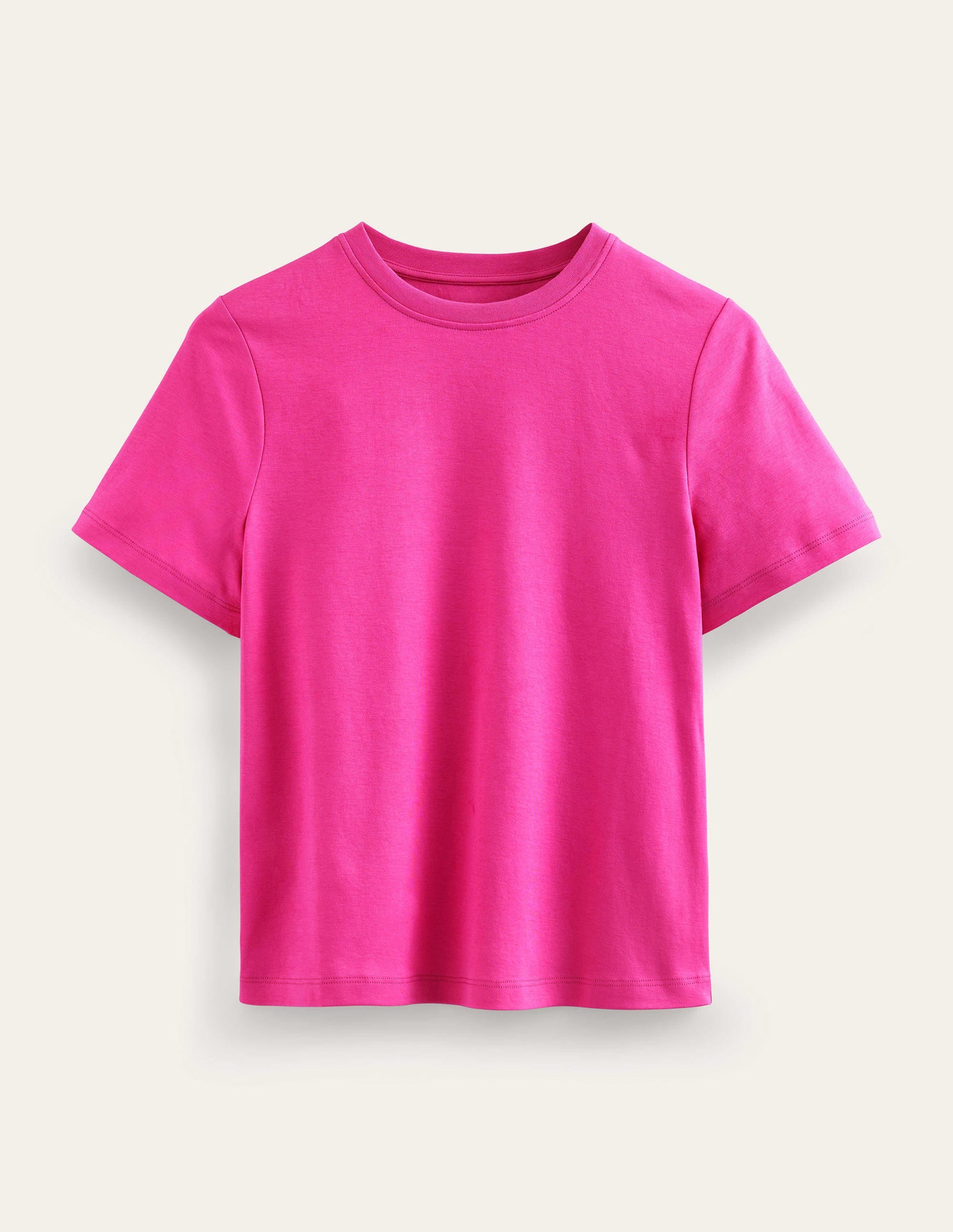 Perfect Cotton T-Shirt-Fuchsia Fedora - Image 7