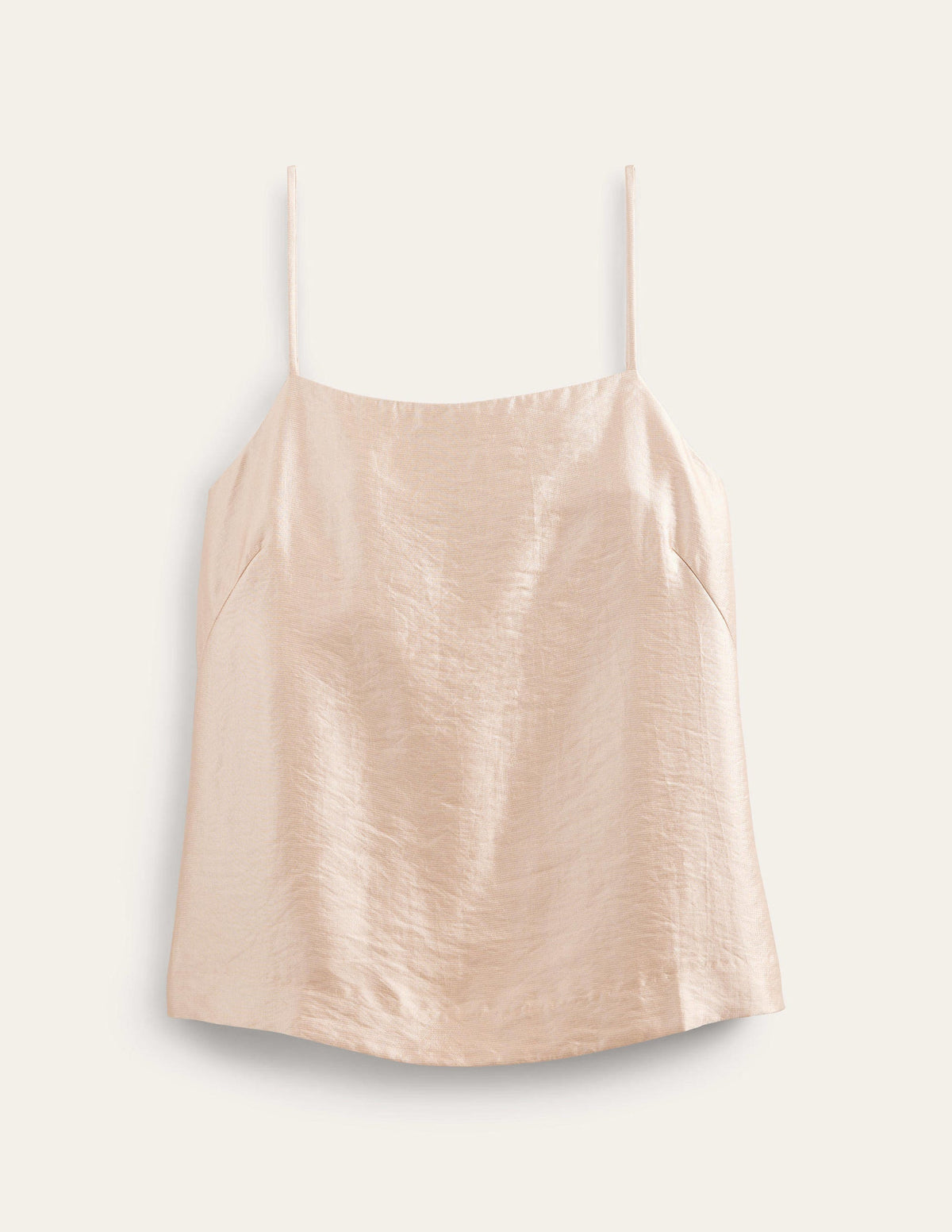 Longerline Satin Cami-Blush - Image 5