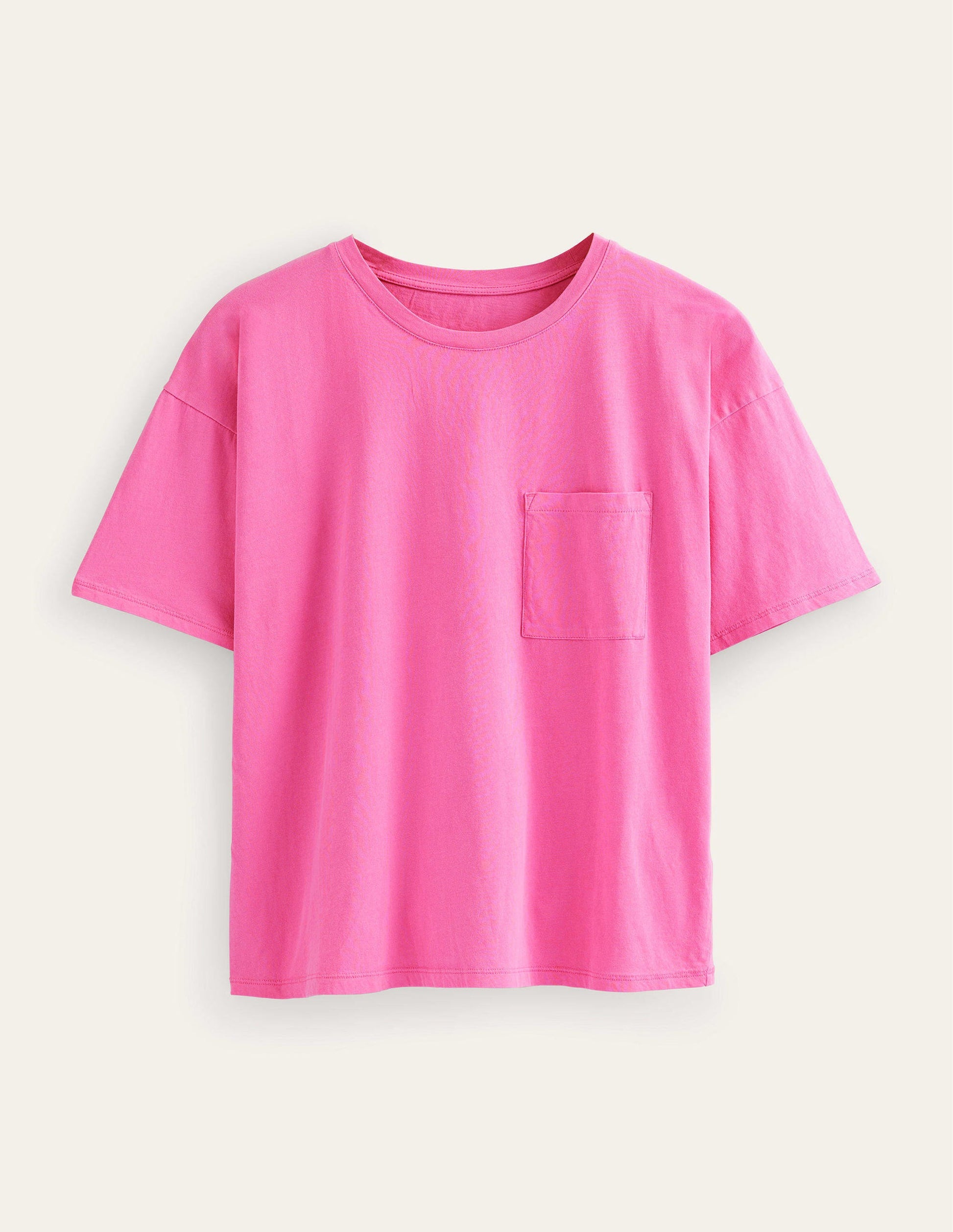 Oversized Washed T-Shirt-Plum Blossom-5