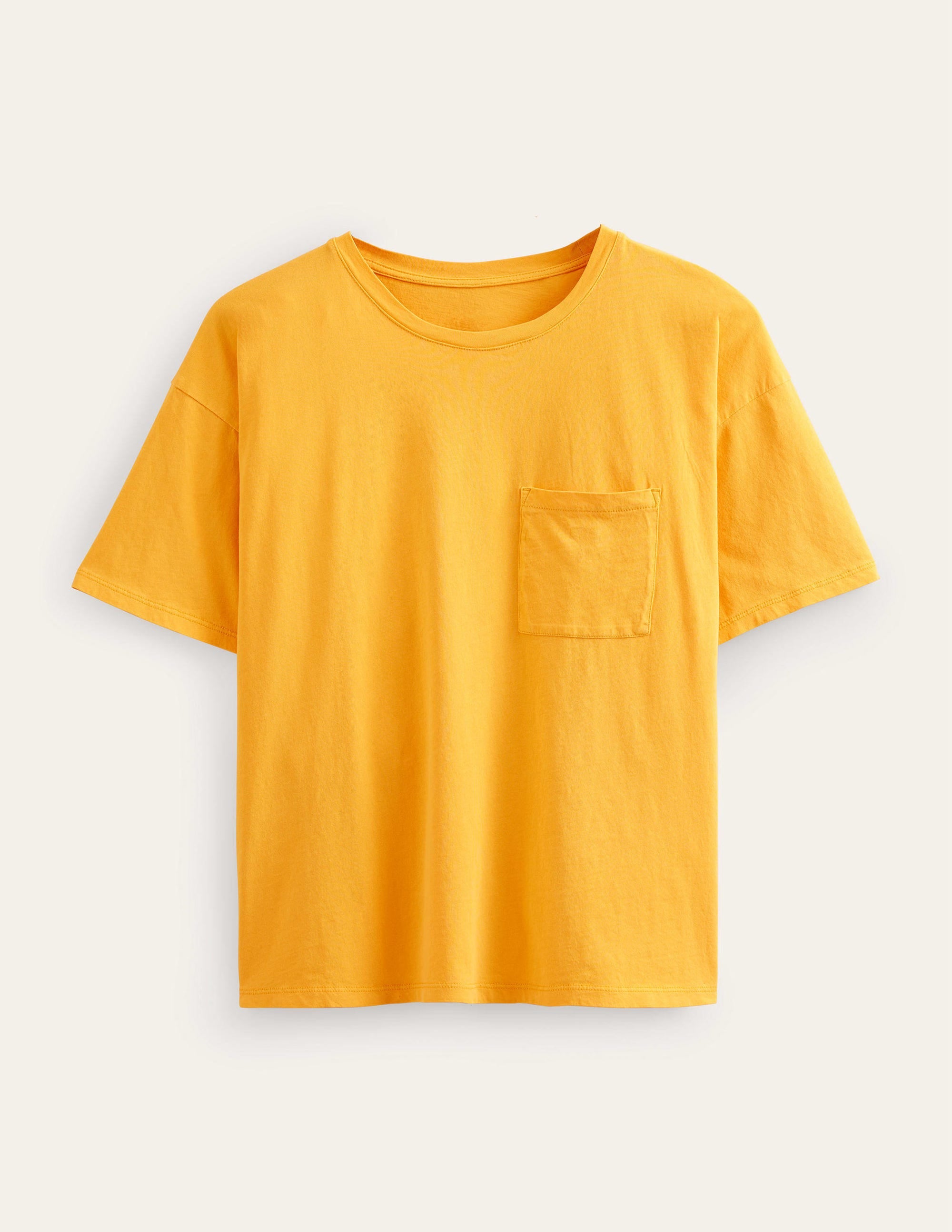 Oversized Washed T-Shirt-French Marigold - Image 6