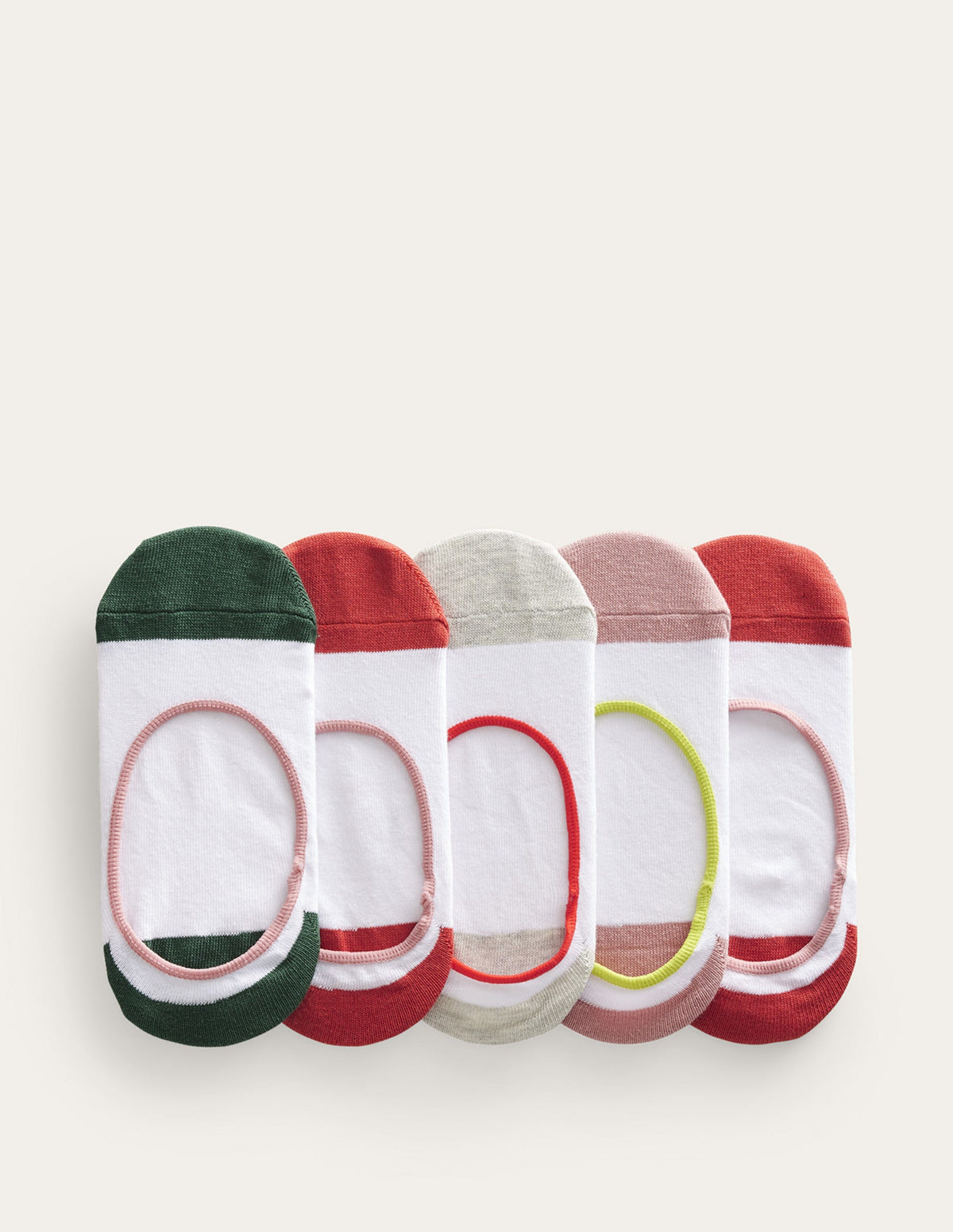 5 Pack Secret Socks-Pastel, Colourblock - Image 1