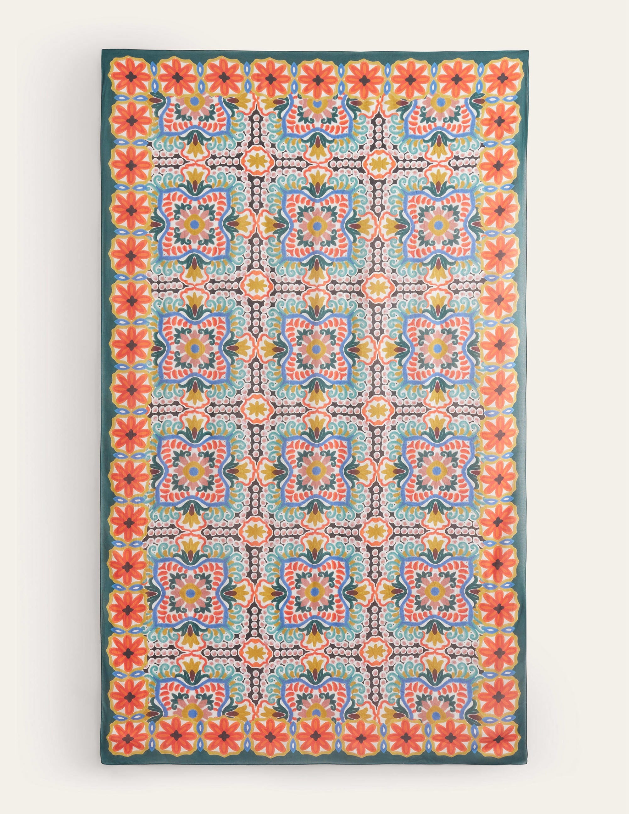 Printed Modal Scarf-Tapestry, Geo - Image 1