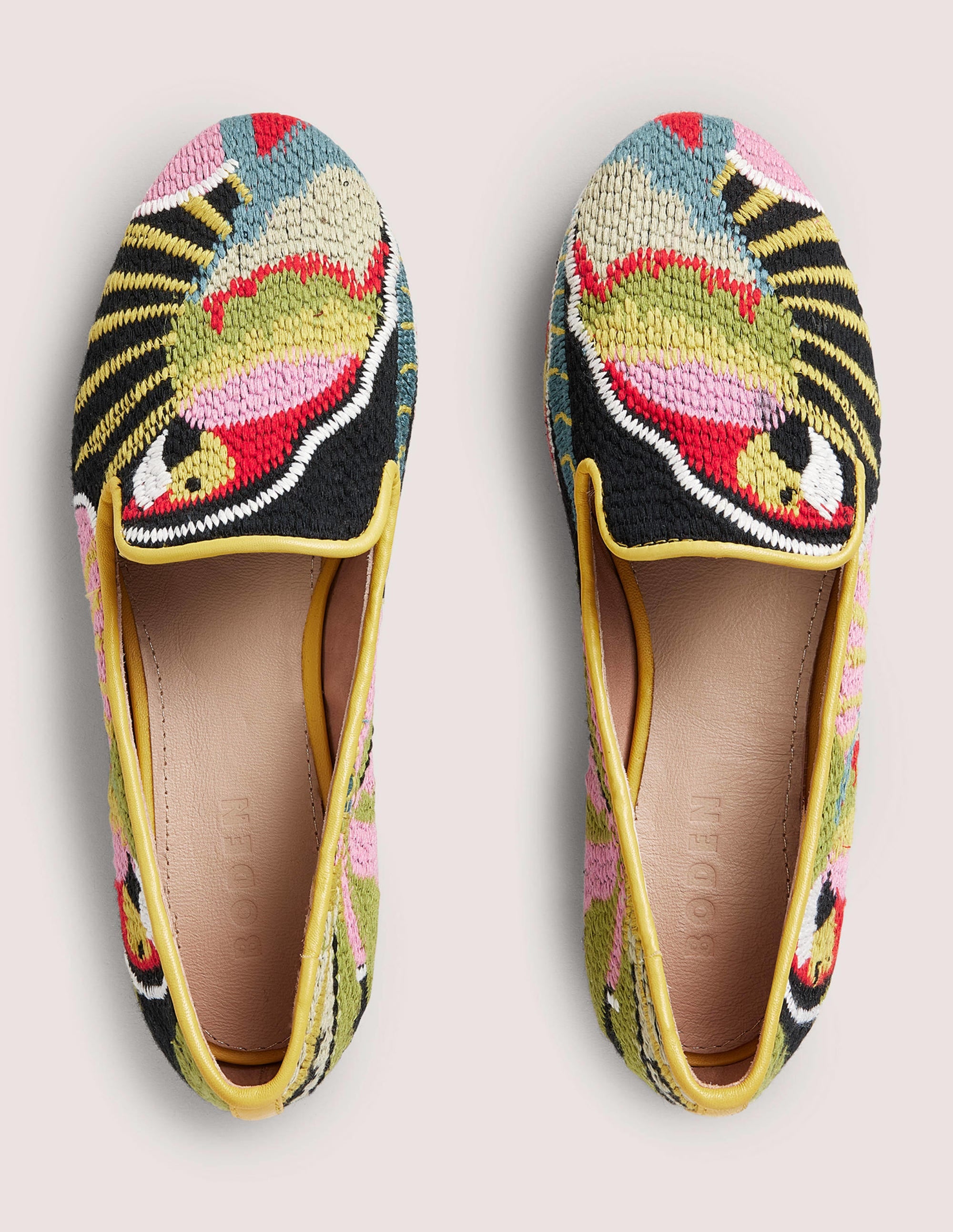 Tapestry Embroidered Loafers-Parrot - Image 4