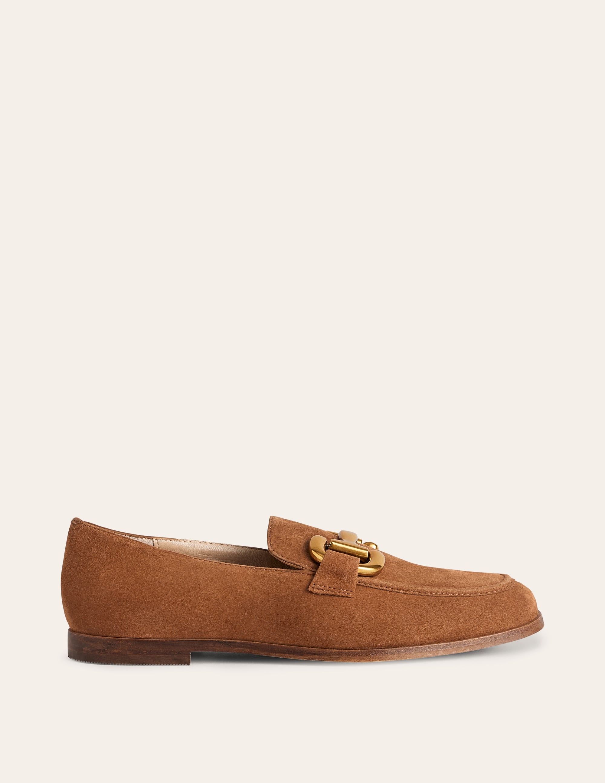 Iris Snaffle Loafers-Ginger Snap Suede - Image 1