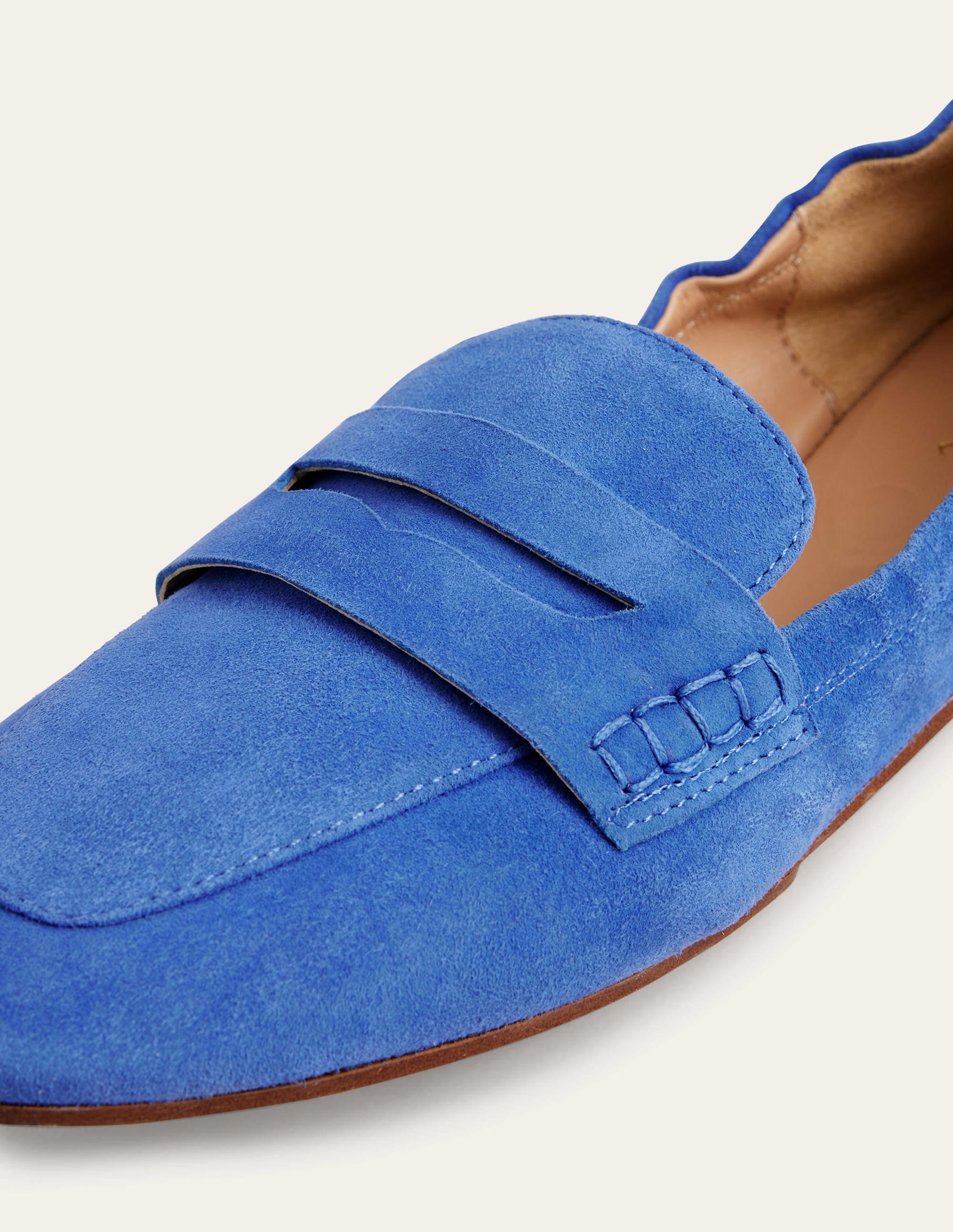Flexible Sole Loafers-China Blue - Image 3