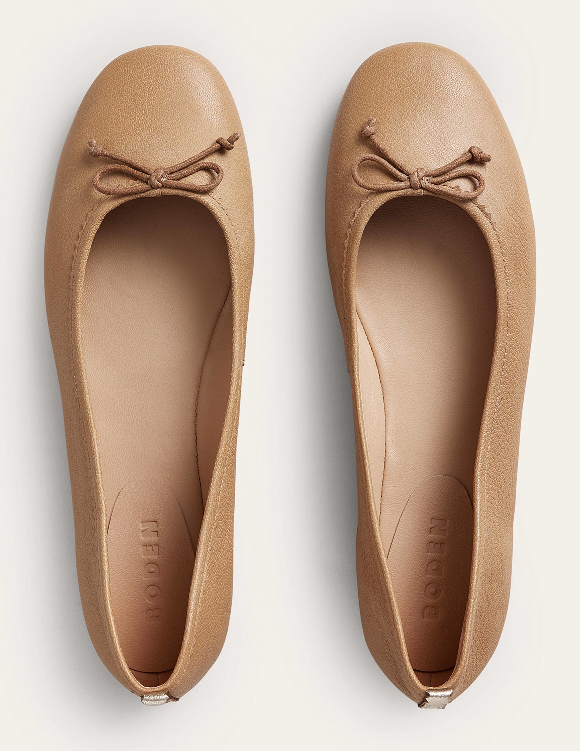Kitty Flexi Sole Ballet Pumps-Maple Sugar - Image 5