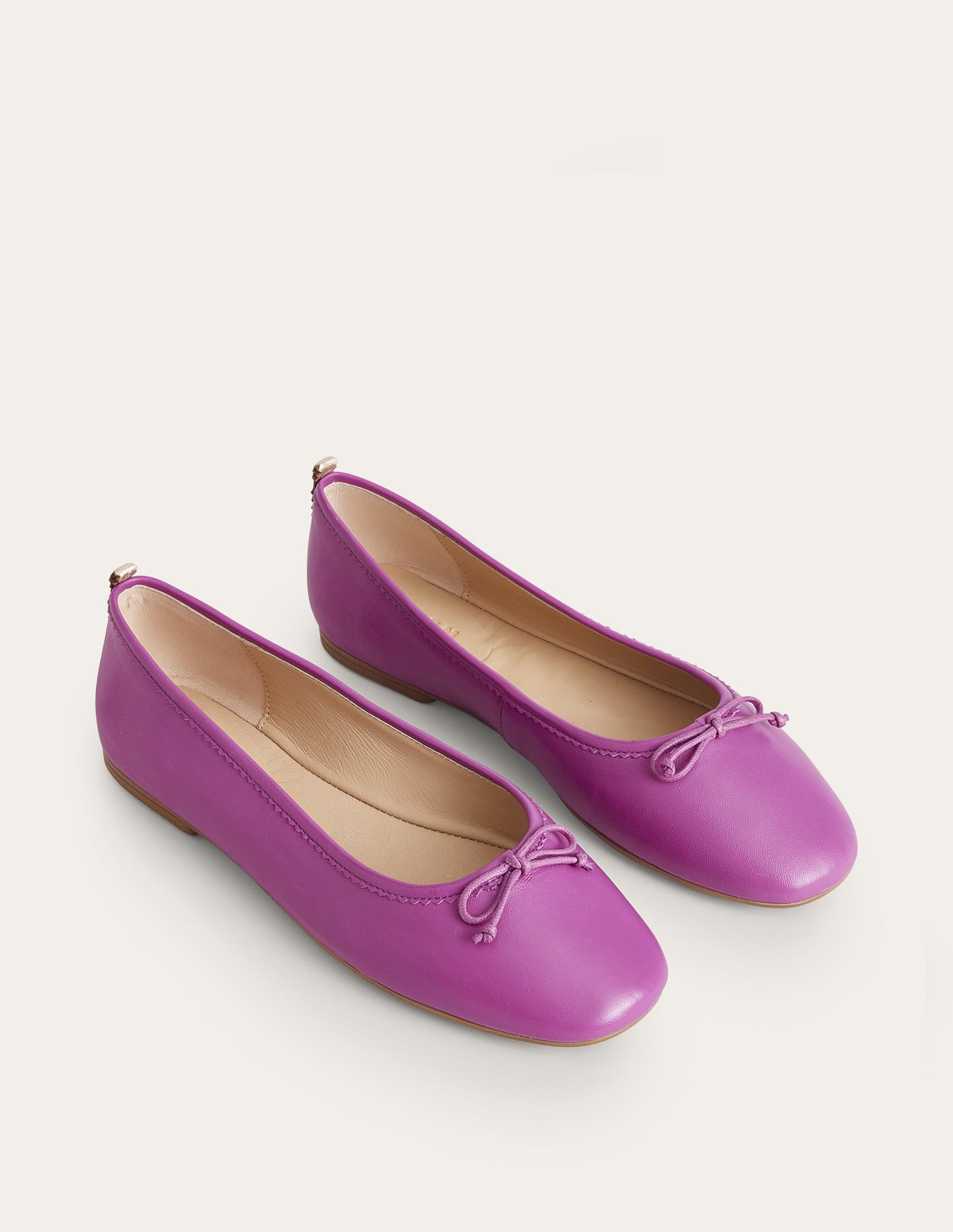 Kitty Flexi Sole Ballet Pumps-Deep Rose Violet-2