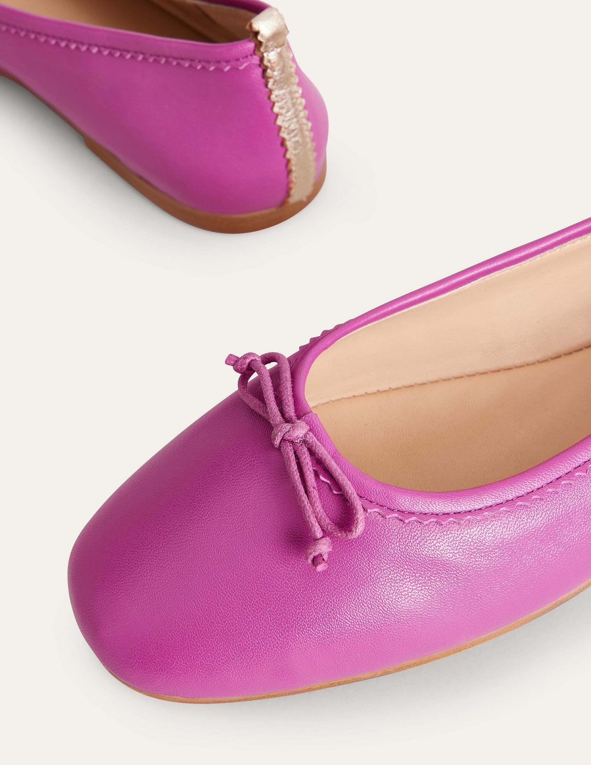 Kitty Flexi Sole Ballet Pumps-Deep Rose Violet - Image 3