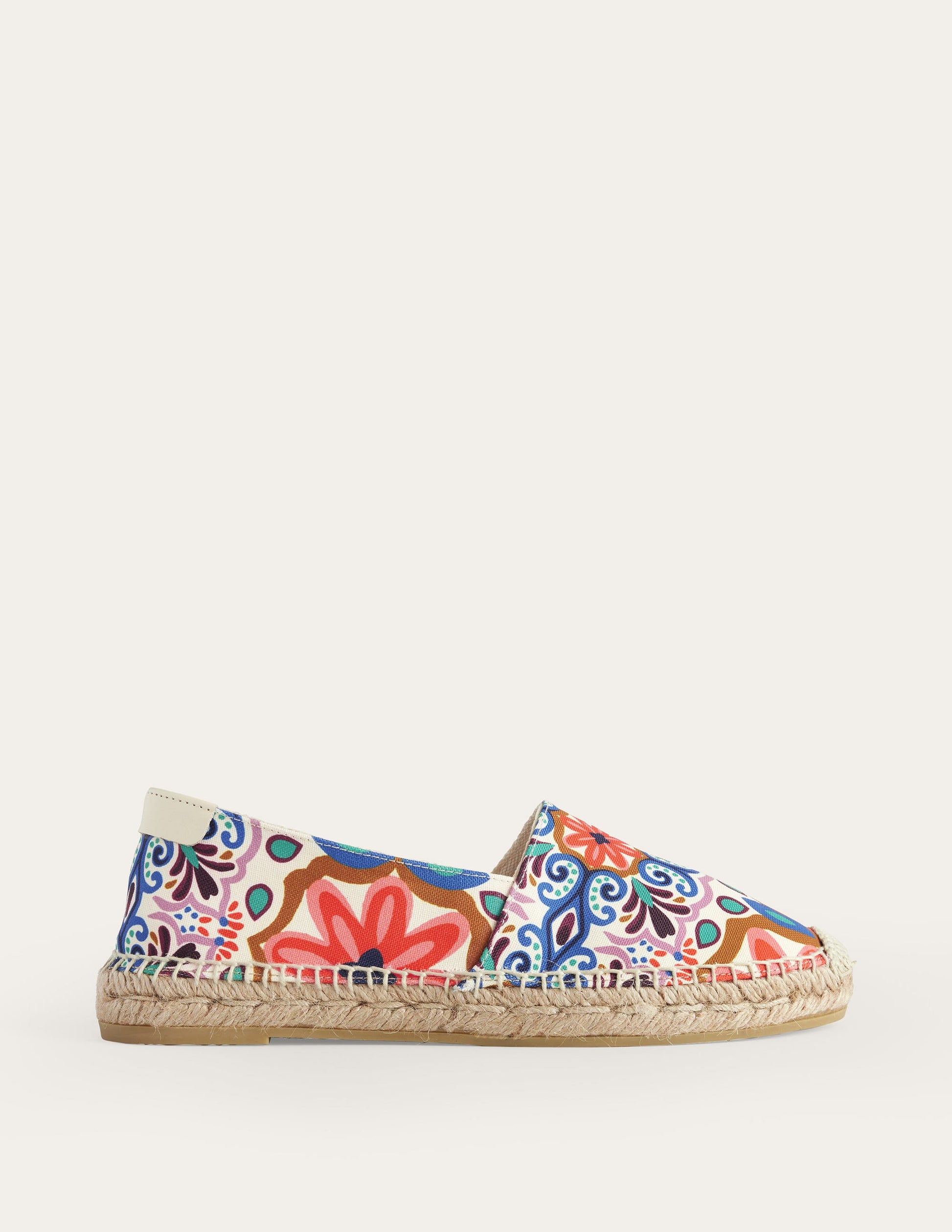 Classic Flat Espadrilles-Ivory, Tapestry-1