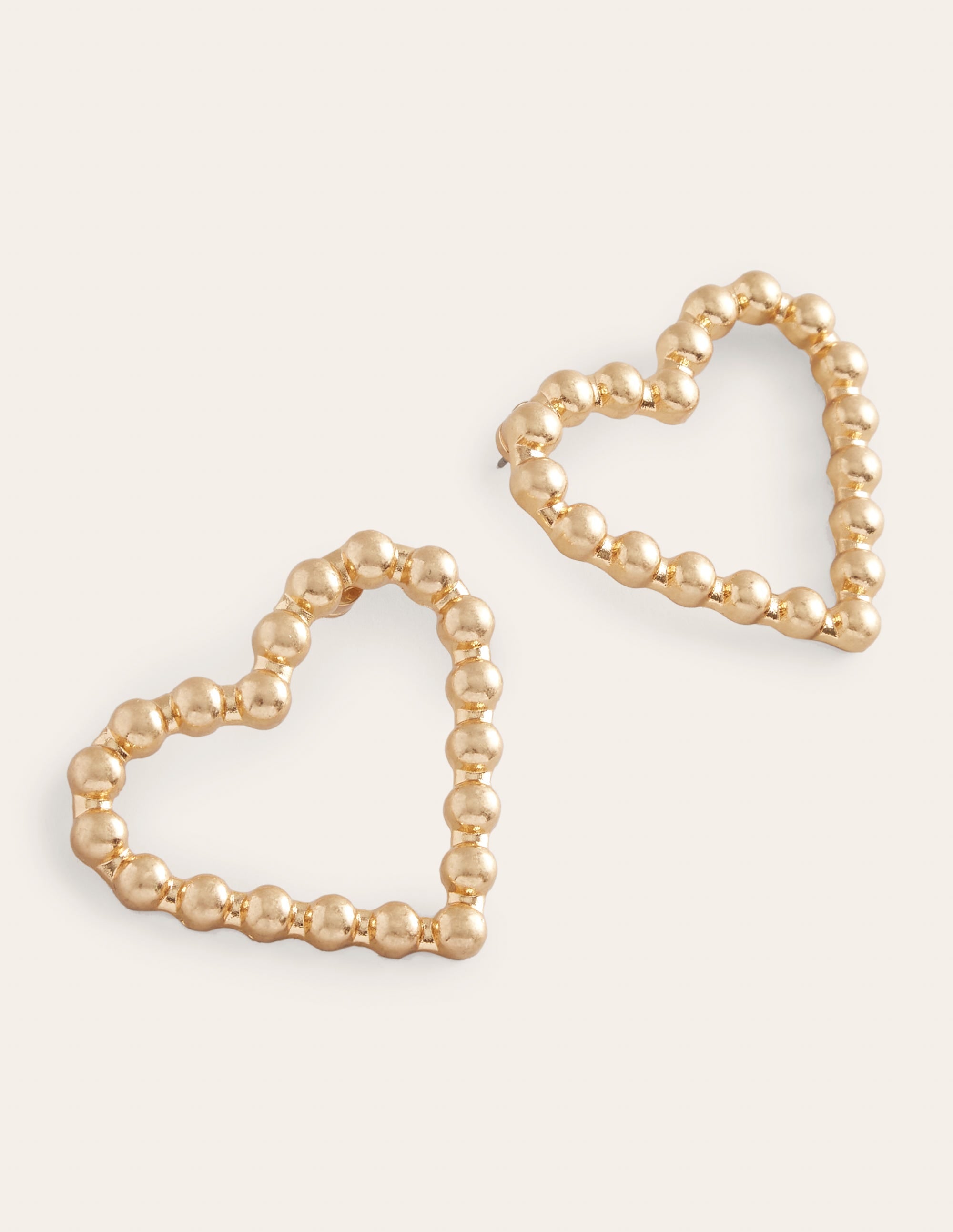 Heart Earrings-Gold - Image 2