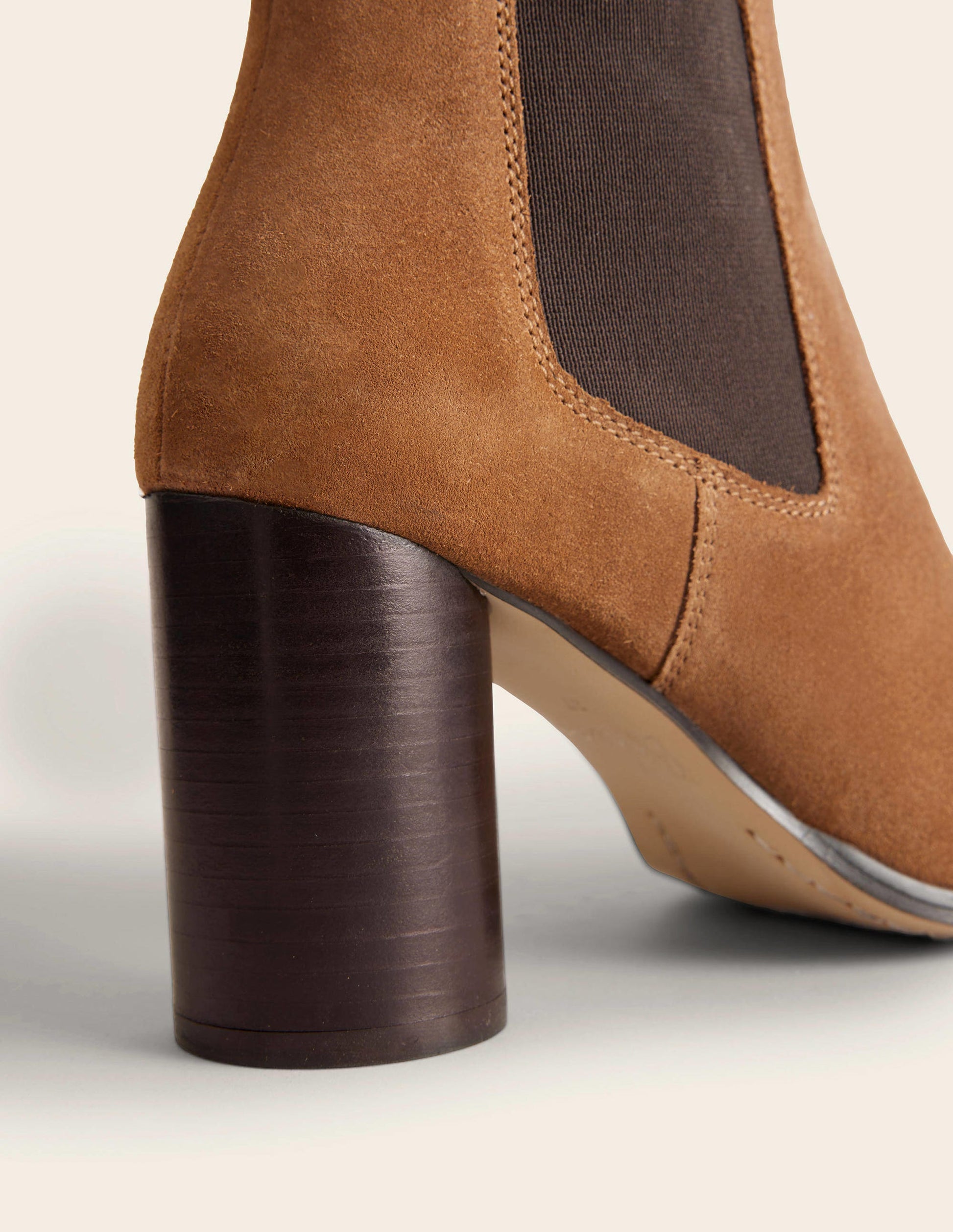 Heeled Chelsea Boots-Golden Brown-4