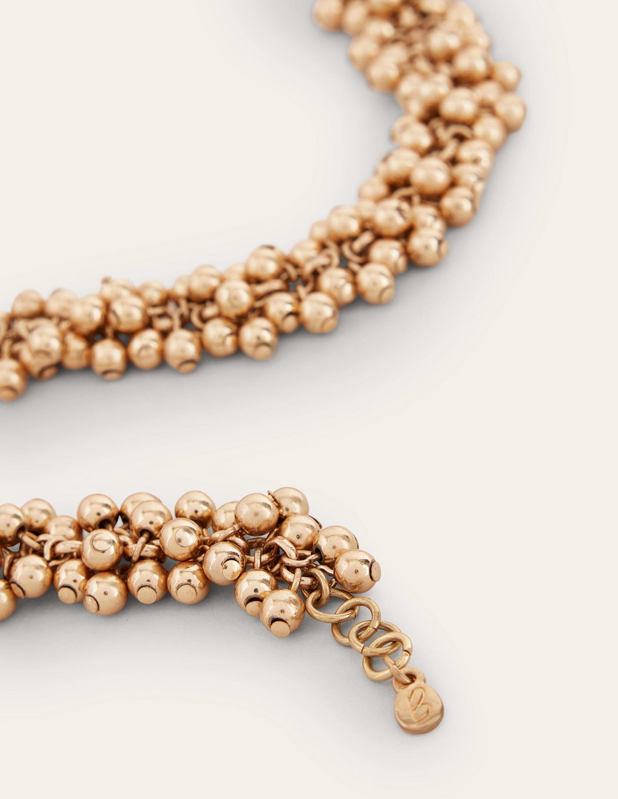 Beaded Necklace-Gold - Image 2
