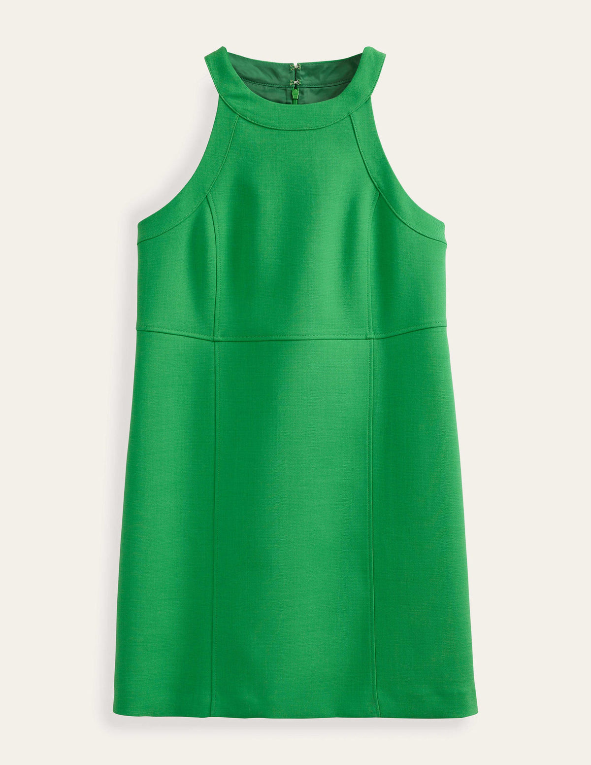 Sleeveless Mini Shift Dress-Green Bee - Image 7
