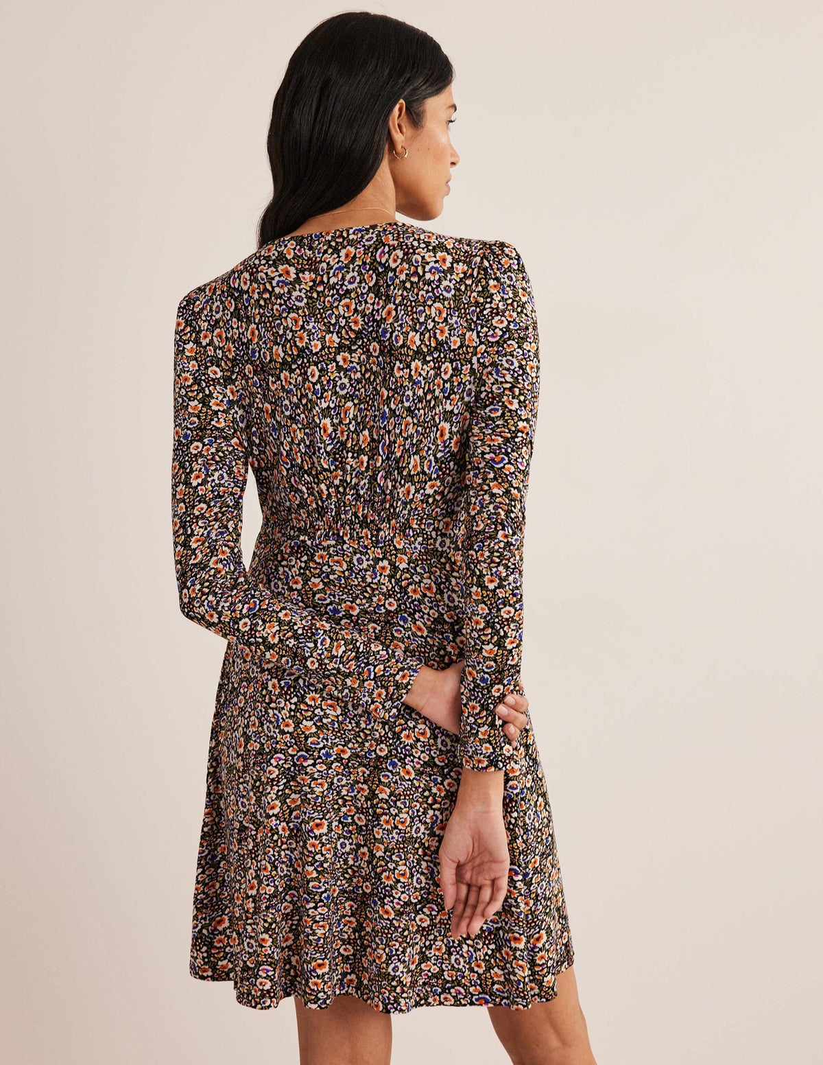 Jersey Mini Tea Dress-Multi, Eden Bloom - Image 3