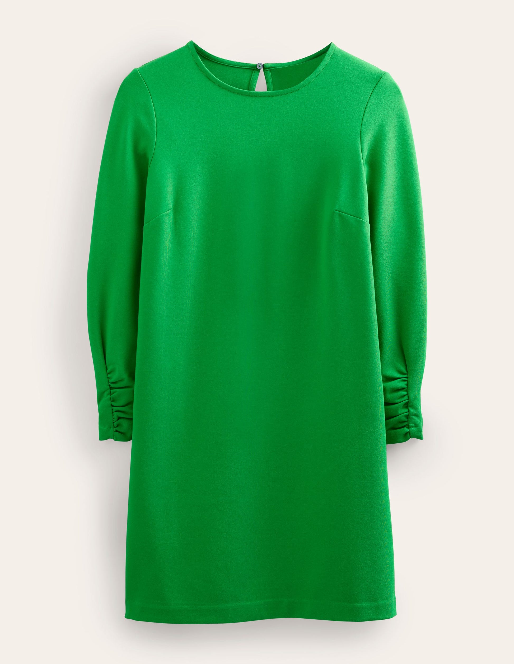 Statement Mini Jersey Dress-Green Bee-6