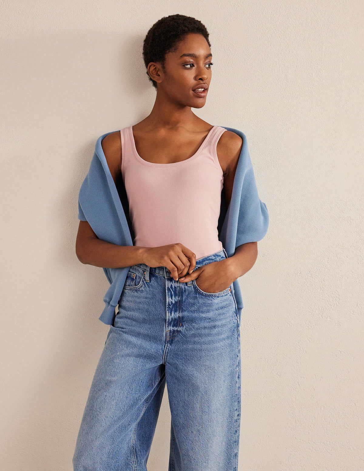 Essential Vest-Milkshake - Image 1
