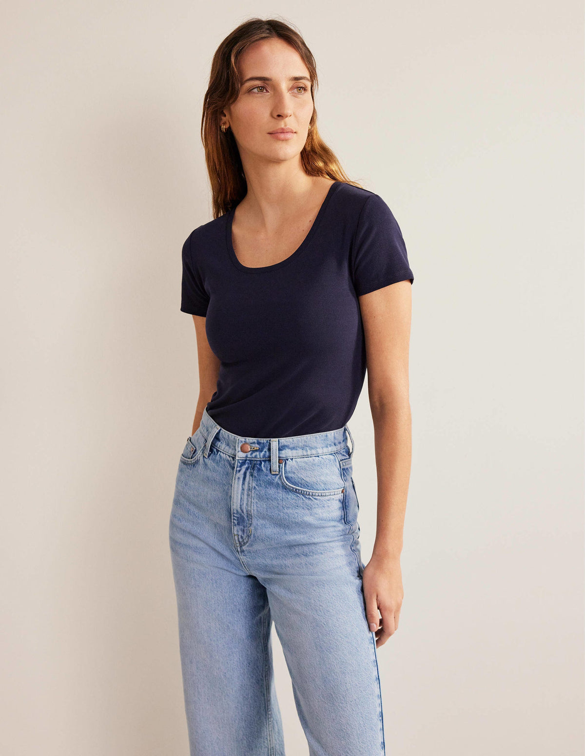 Essential Short Sleeve T-Shirt-Navy-4