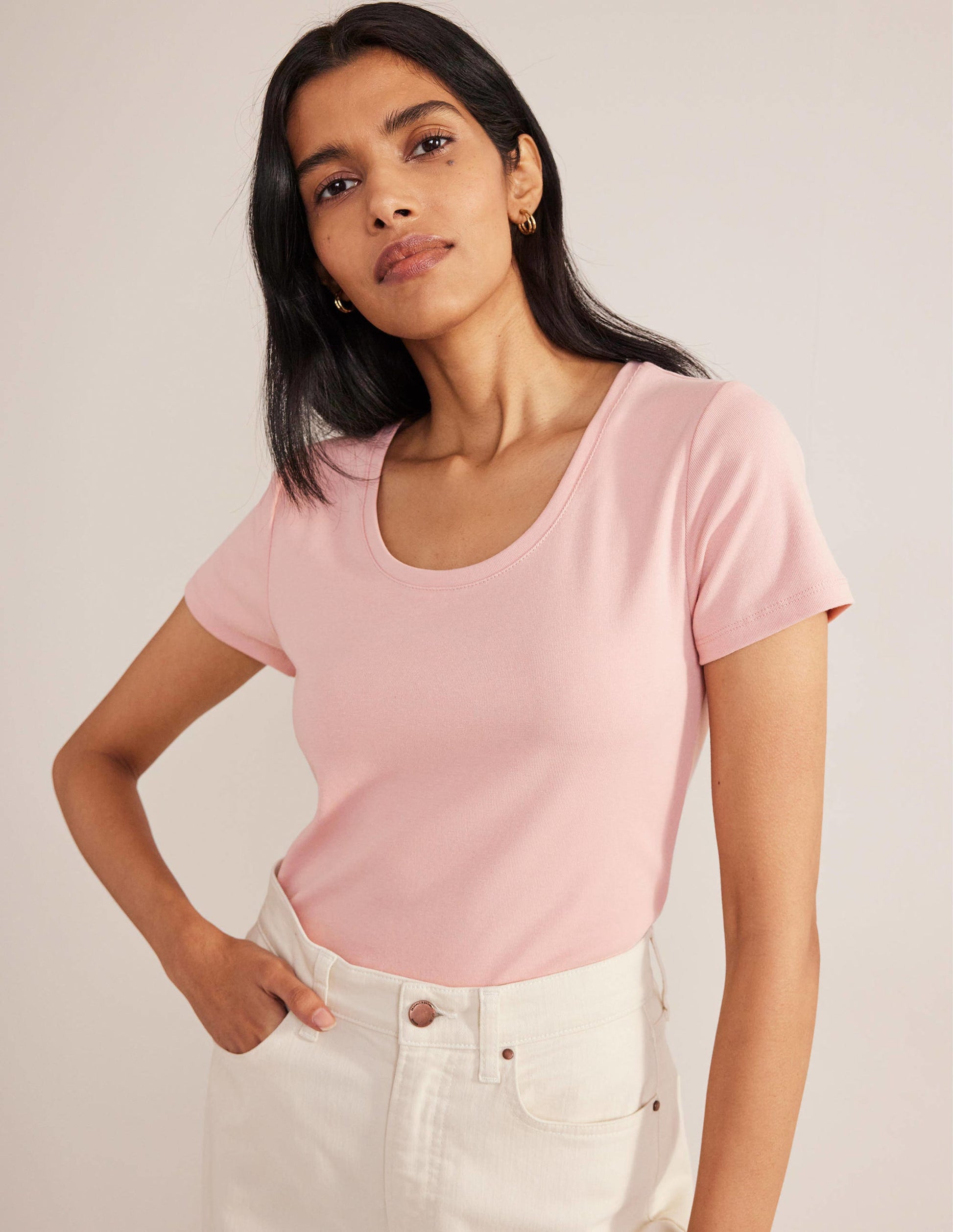 Essential Short Sleeve T-Shirt-Milkshake-1