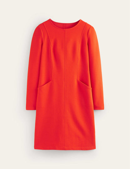 Ellen Ottoman Dress-Fiesta Orange-5