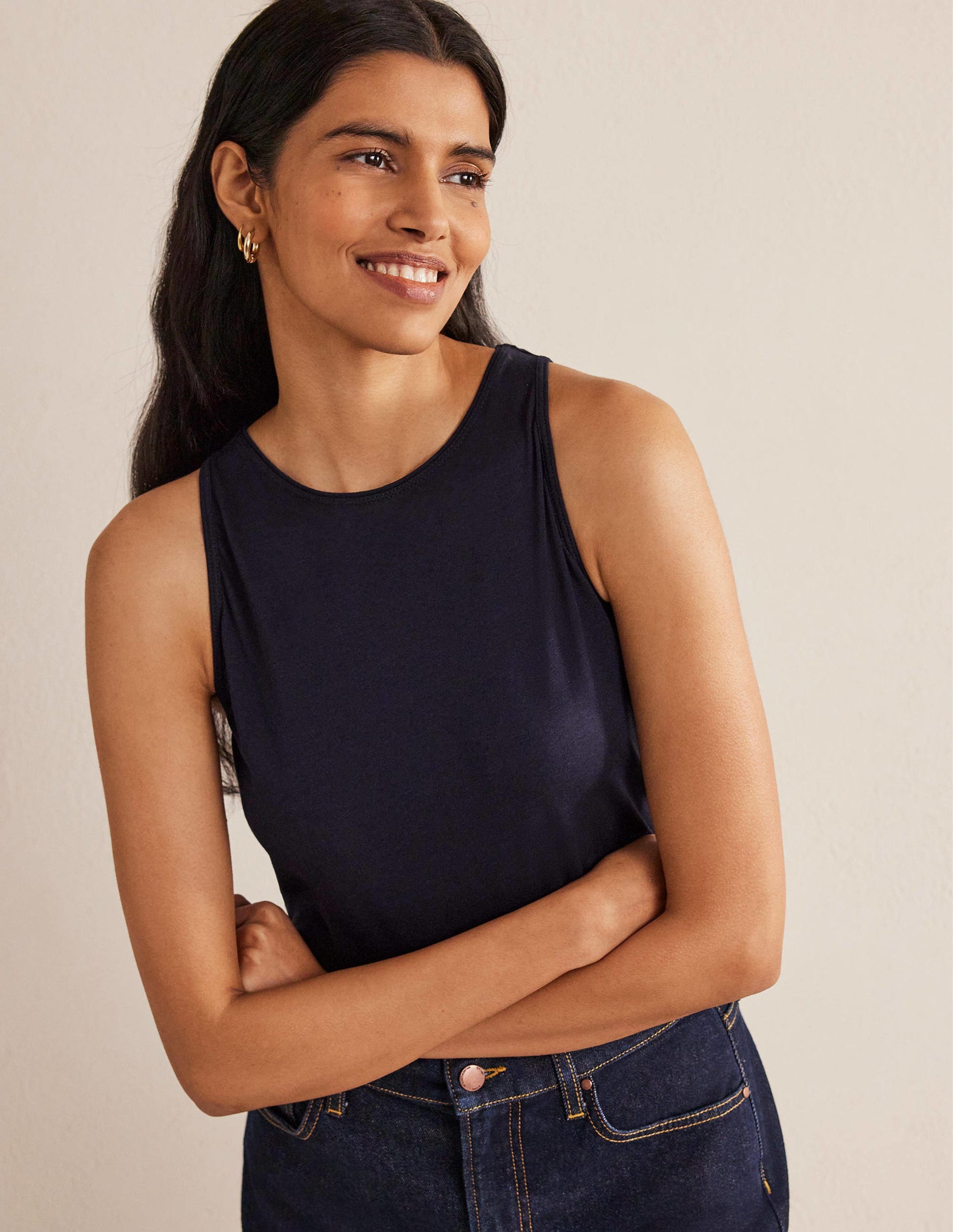 Supersoft Vest-Navy-1