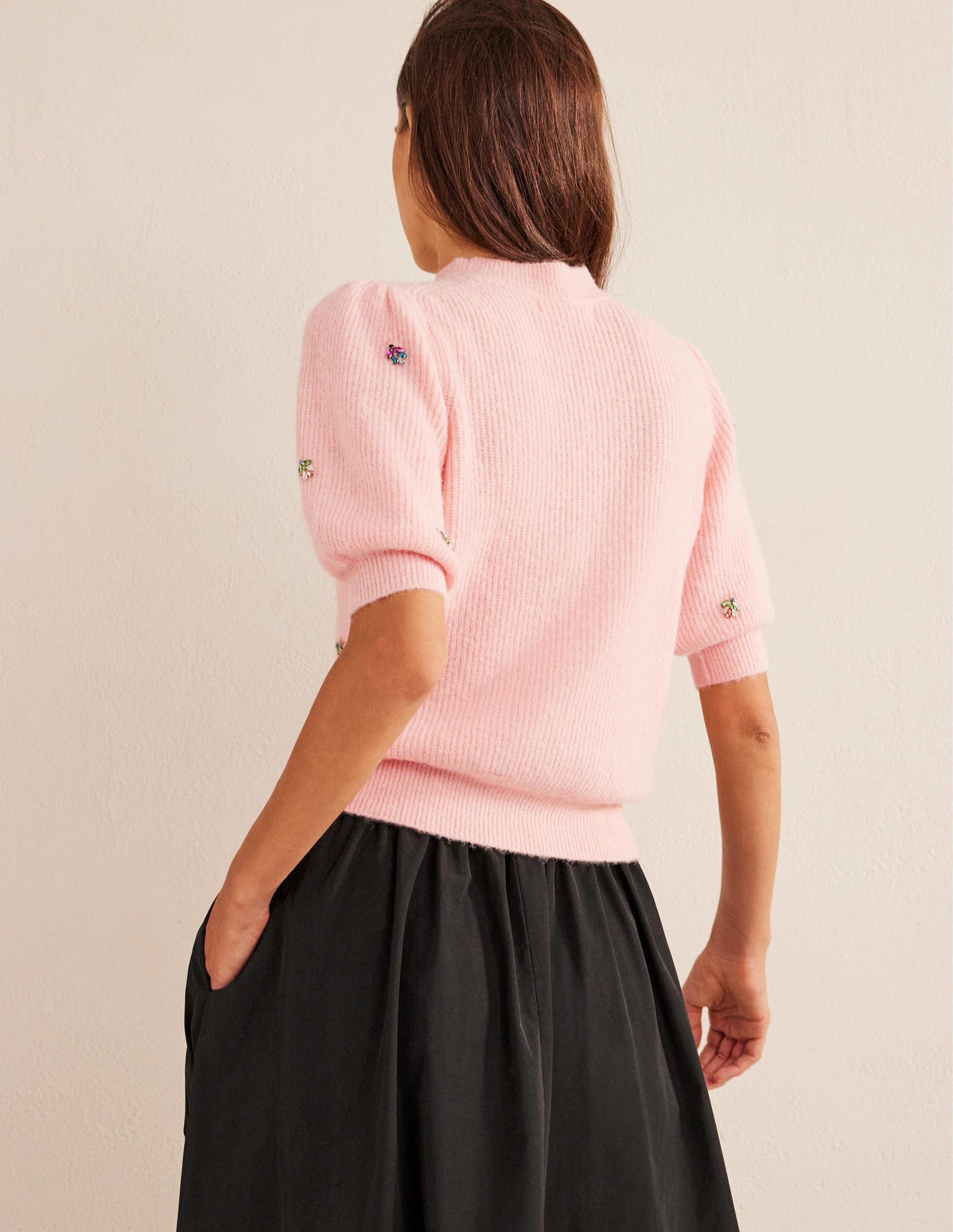 Embellished Fluffy T-shirt-Marshmallow-3
