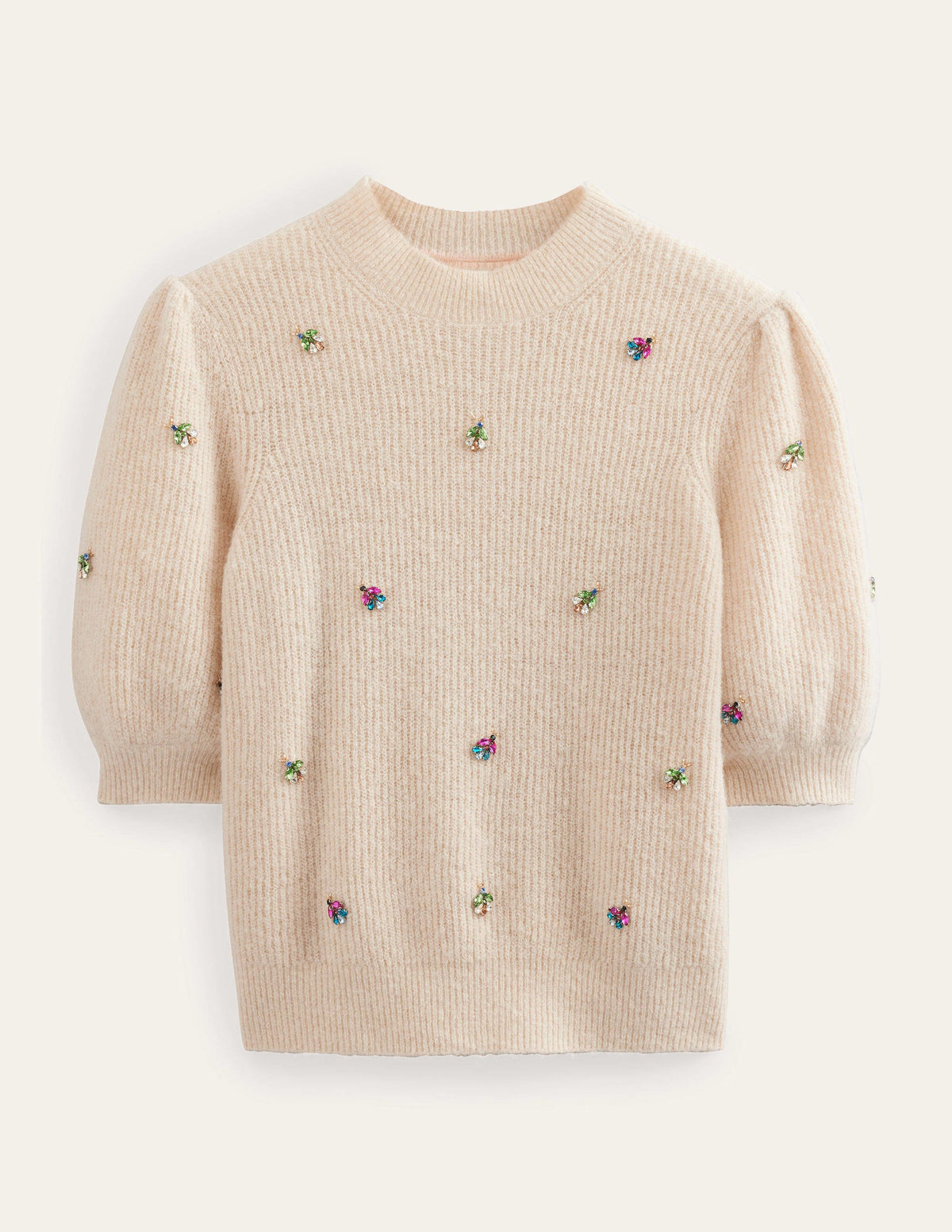 Embellished Fluffy T-shirt-Rope-6