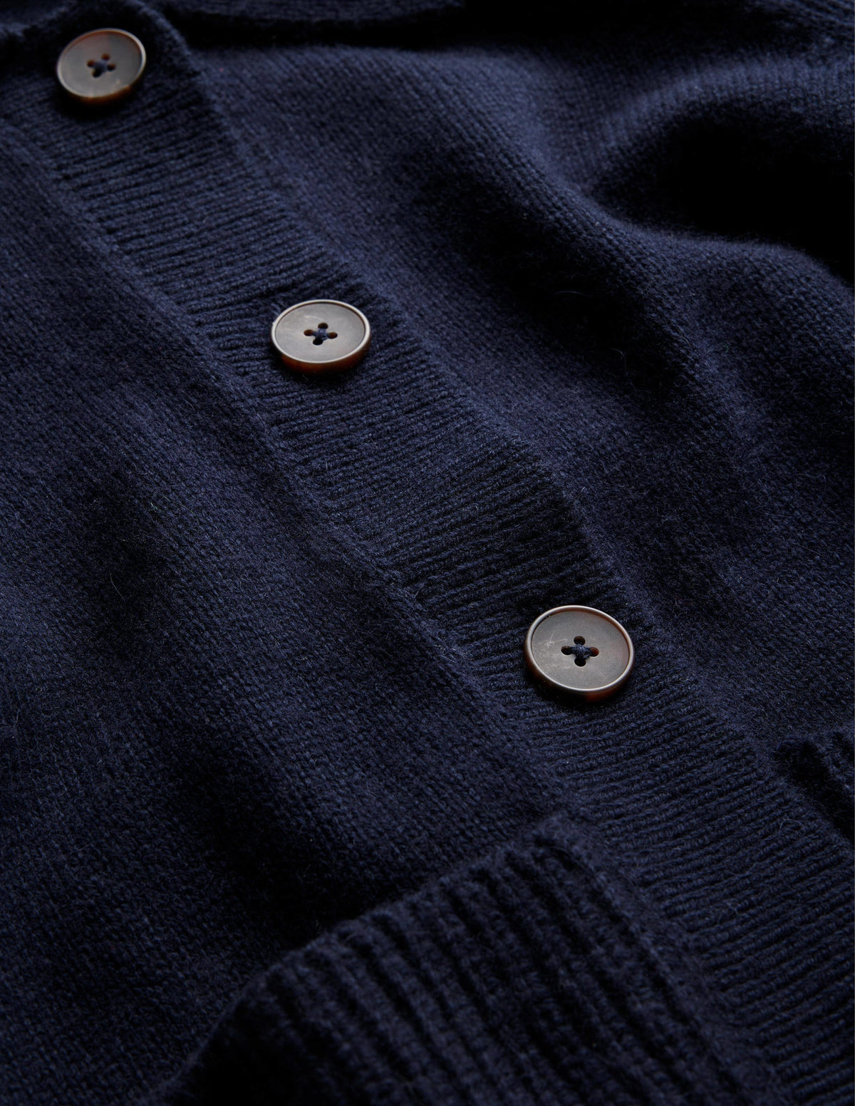 Collared Cardigan-Navy - Image 6