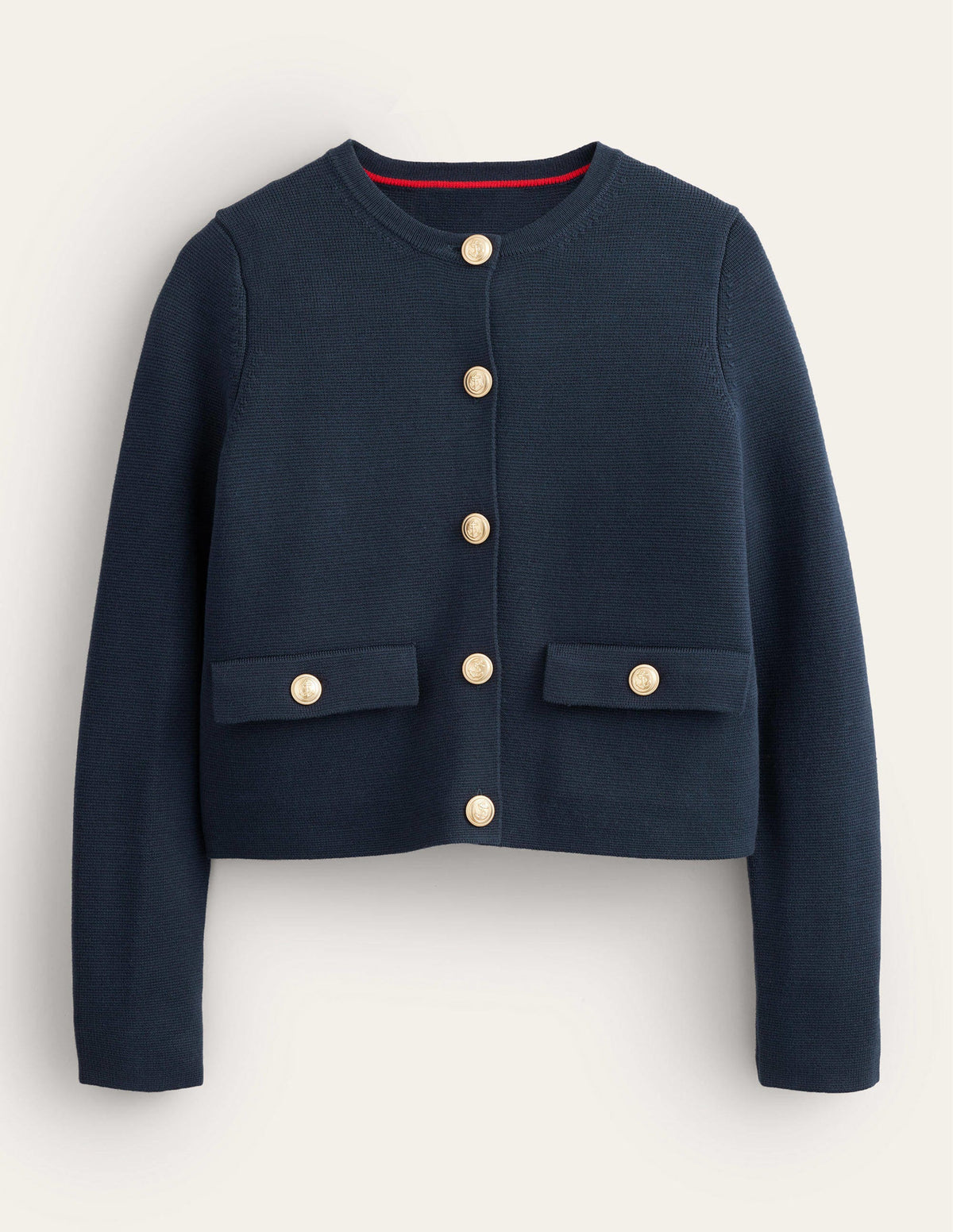 Holly Knitted Jacket-Navy - Image 5