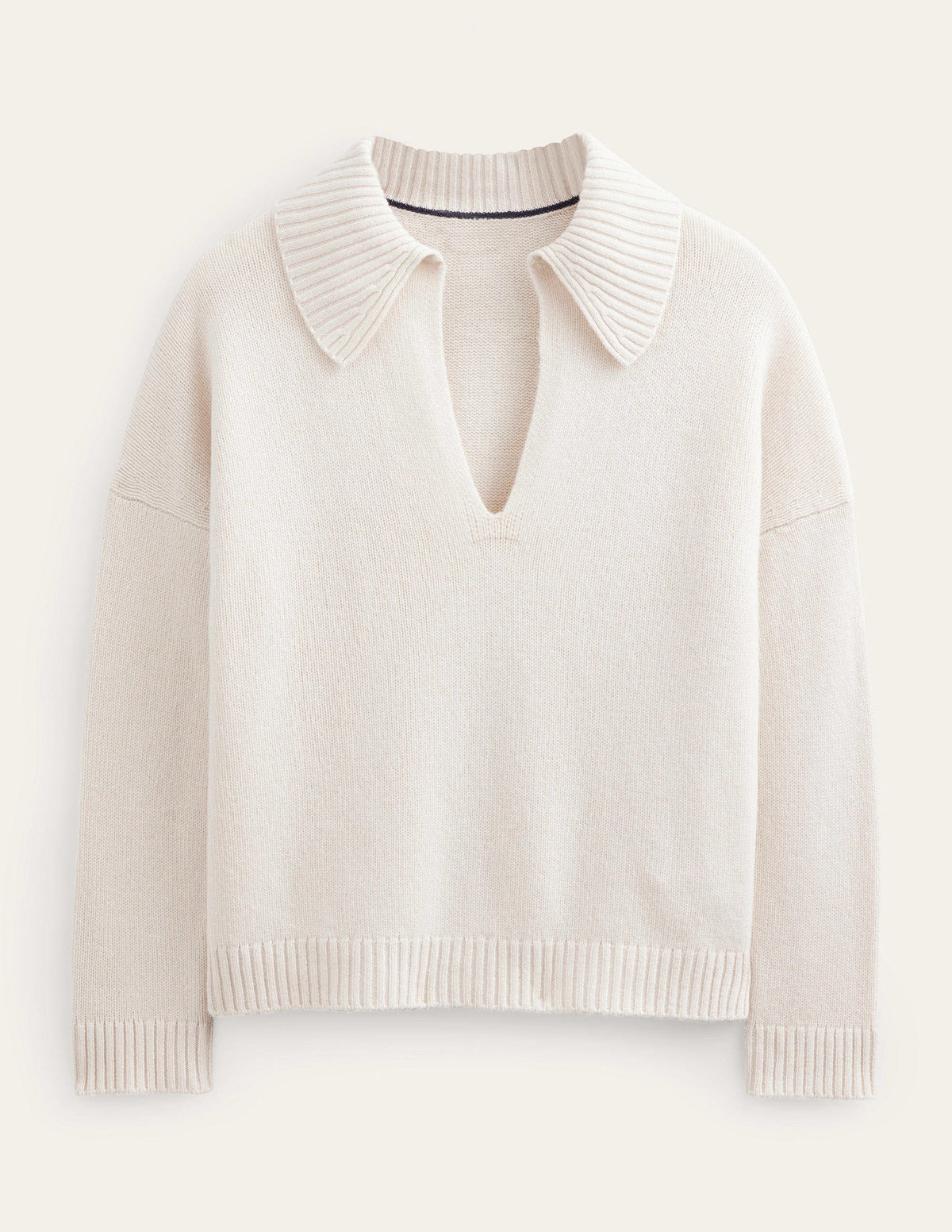 Collared Cashmere Jumper-Rope - Image 6