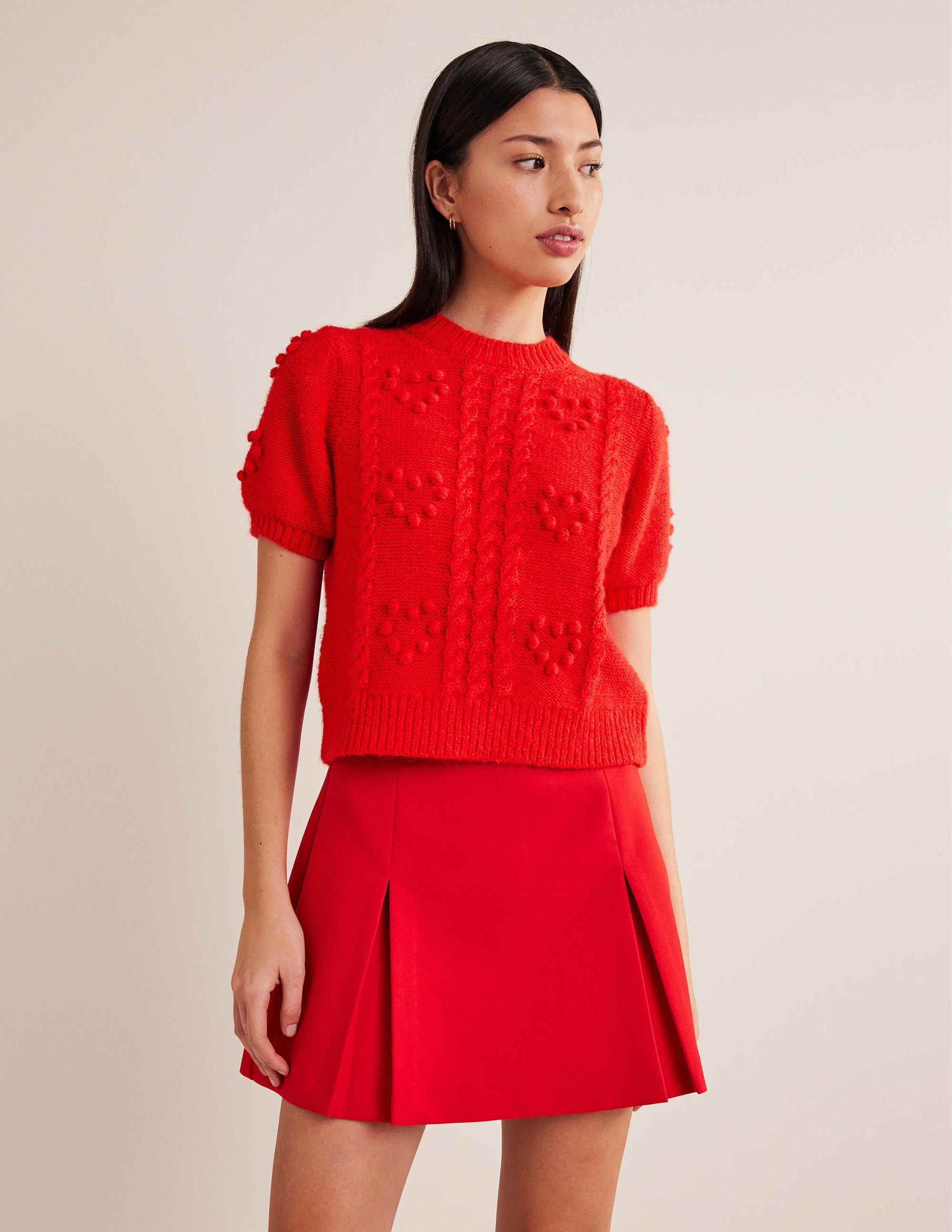 Fluffy Valentine Top-Strawberry Tart Red - Image 1