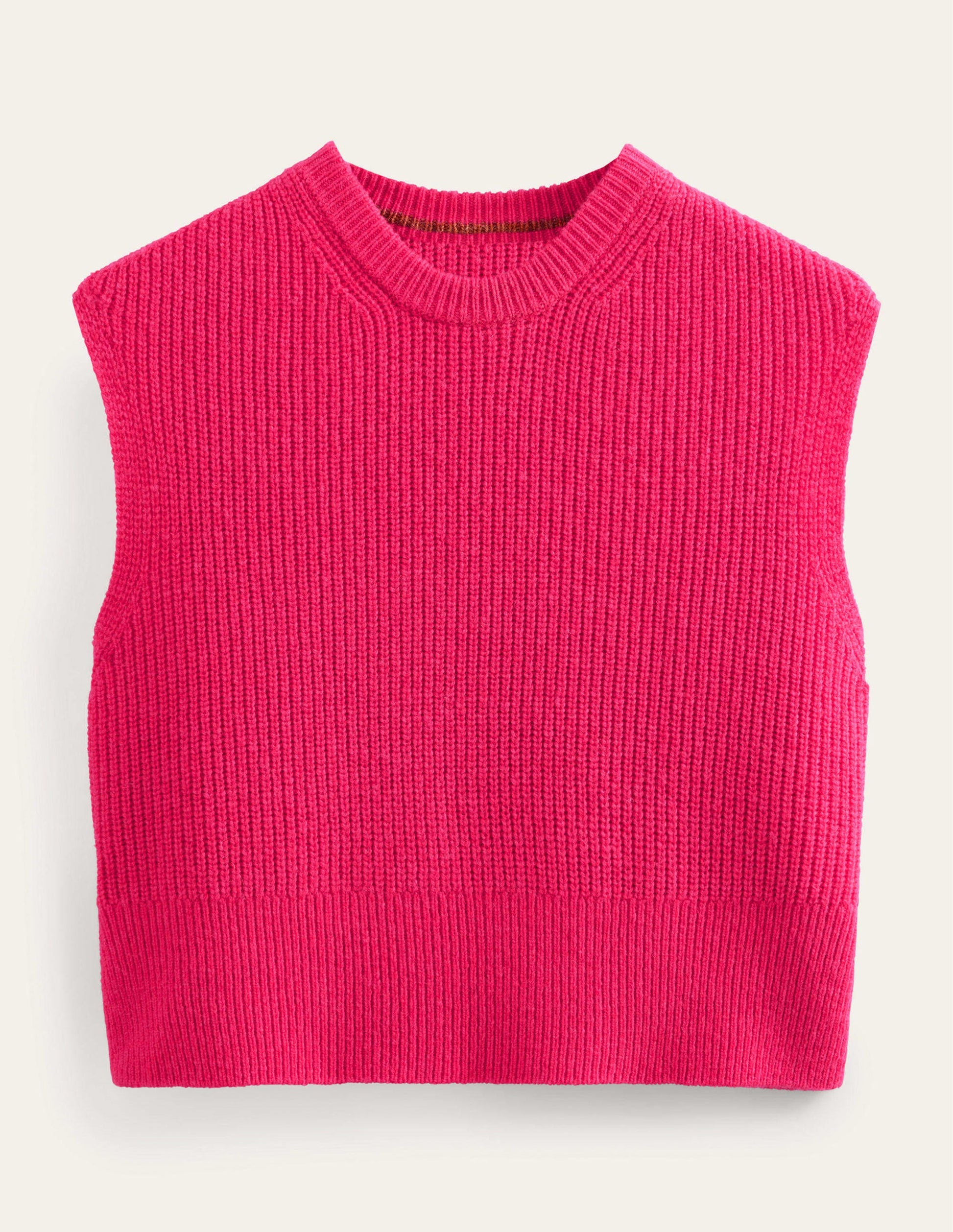 Cropped Ribbed Tank-Virtual Pink-6