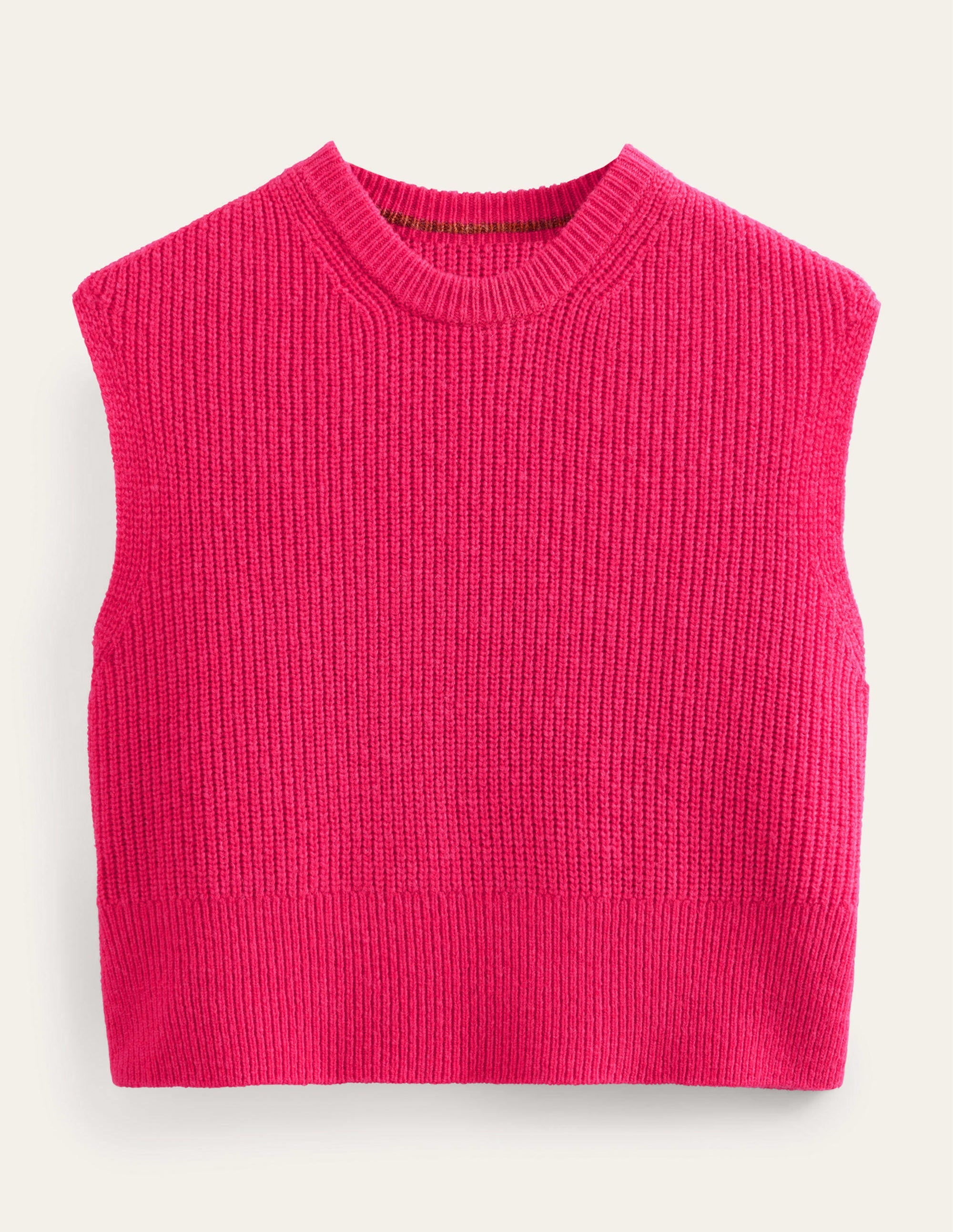 Cropped Ribbed Tank-Virtual Pink - Image 6