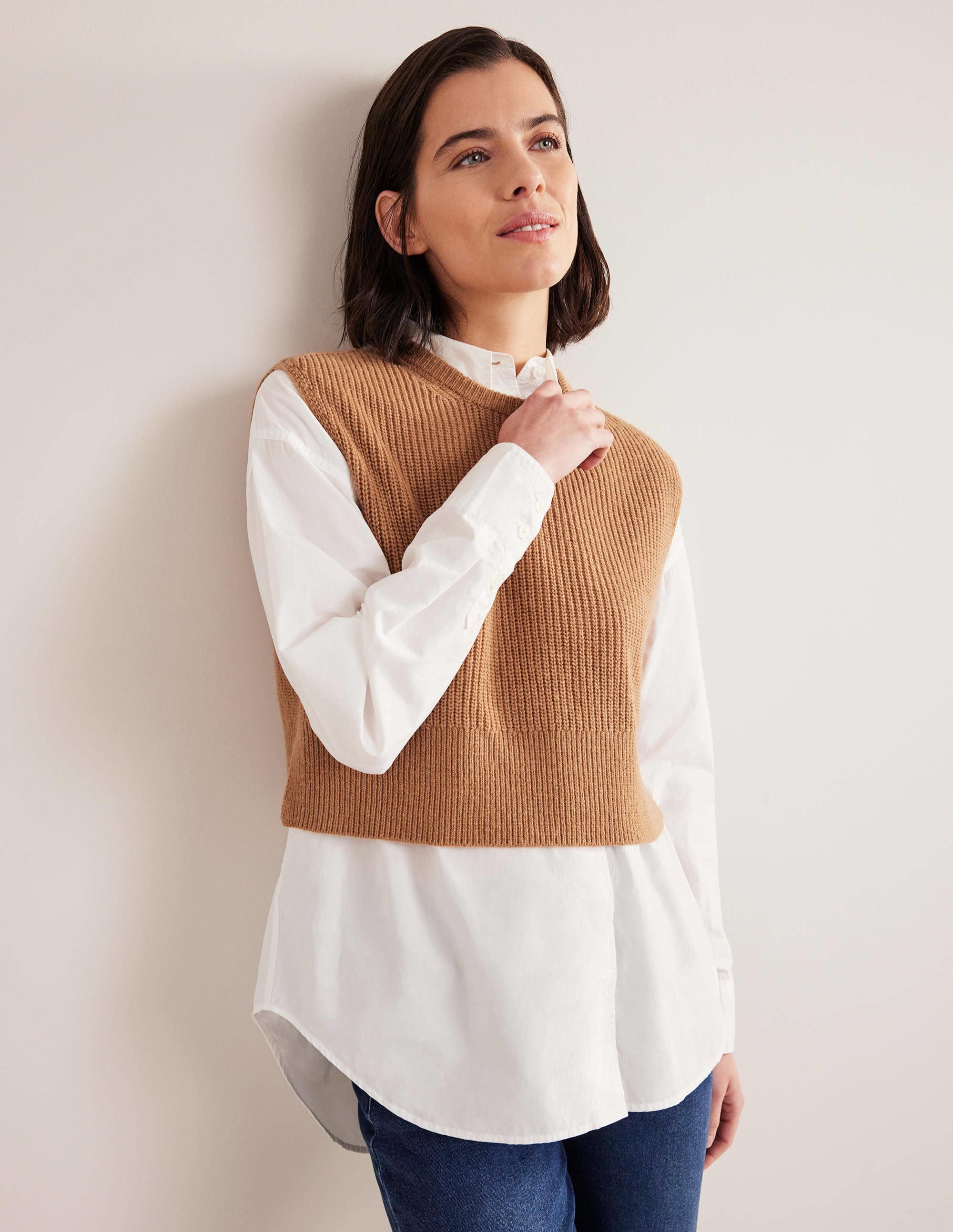 Cropped Ribbed Tank-Teddy Bear - Image 4
