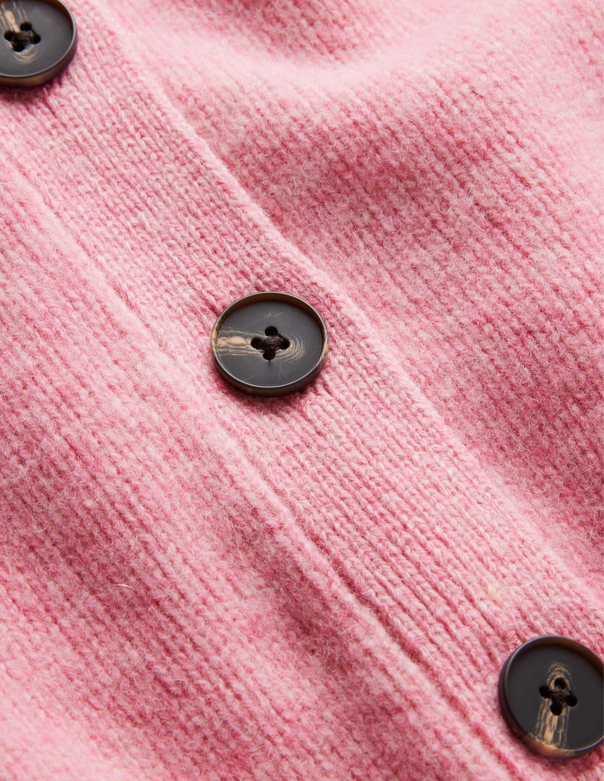 Brushed Wool Cropped Cardigan-Pink Lemonade - Image 7