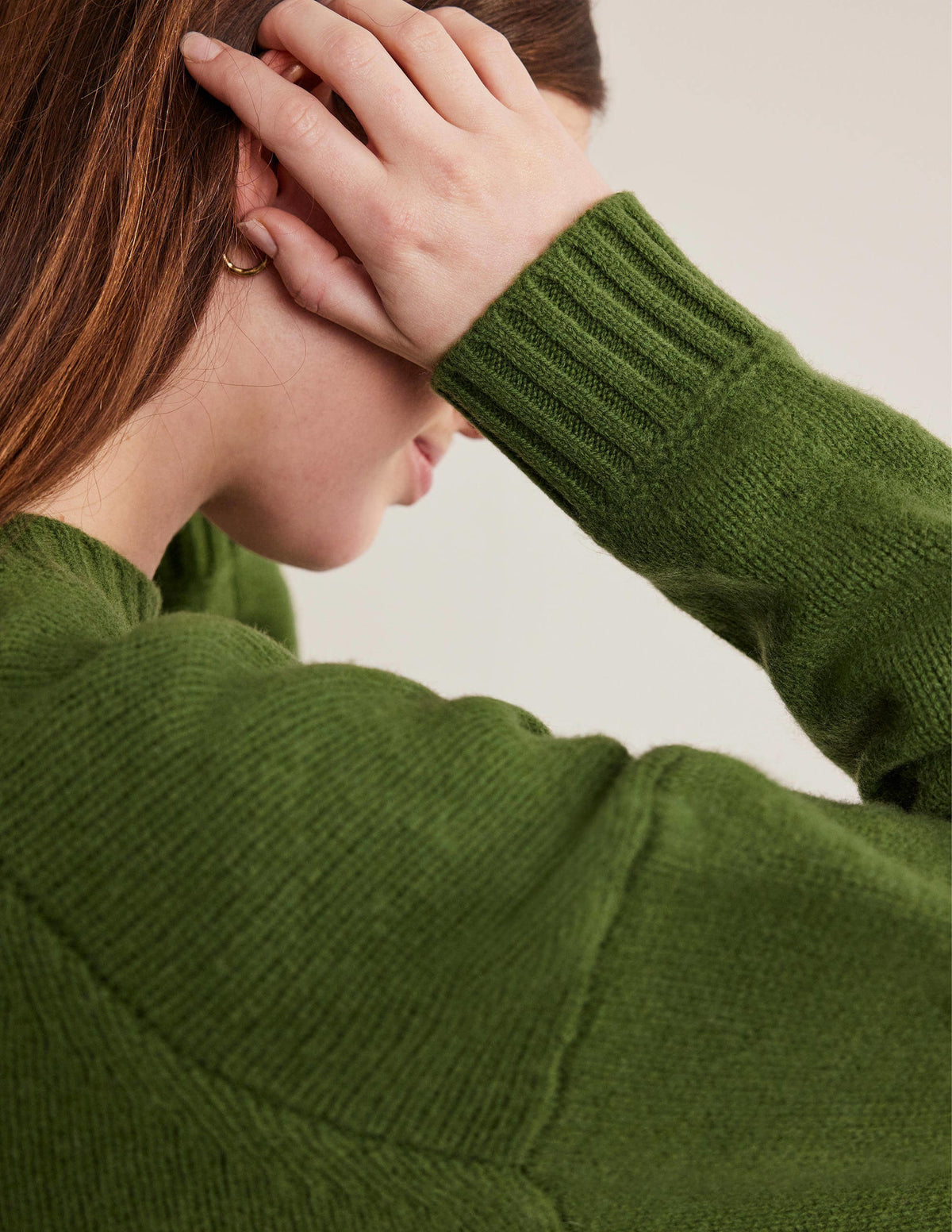 Brushed Wool Cropped Cardigan-Park Ranger-2