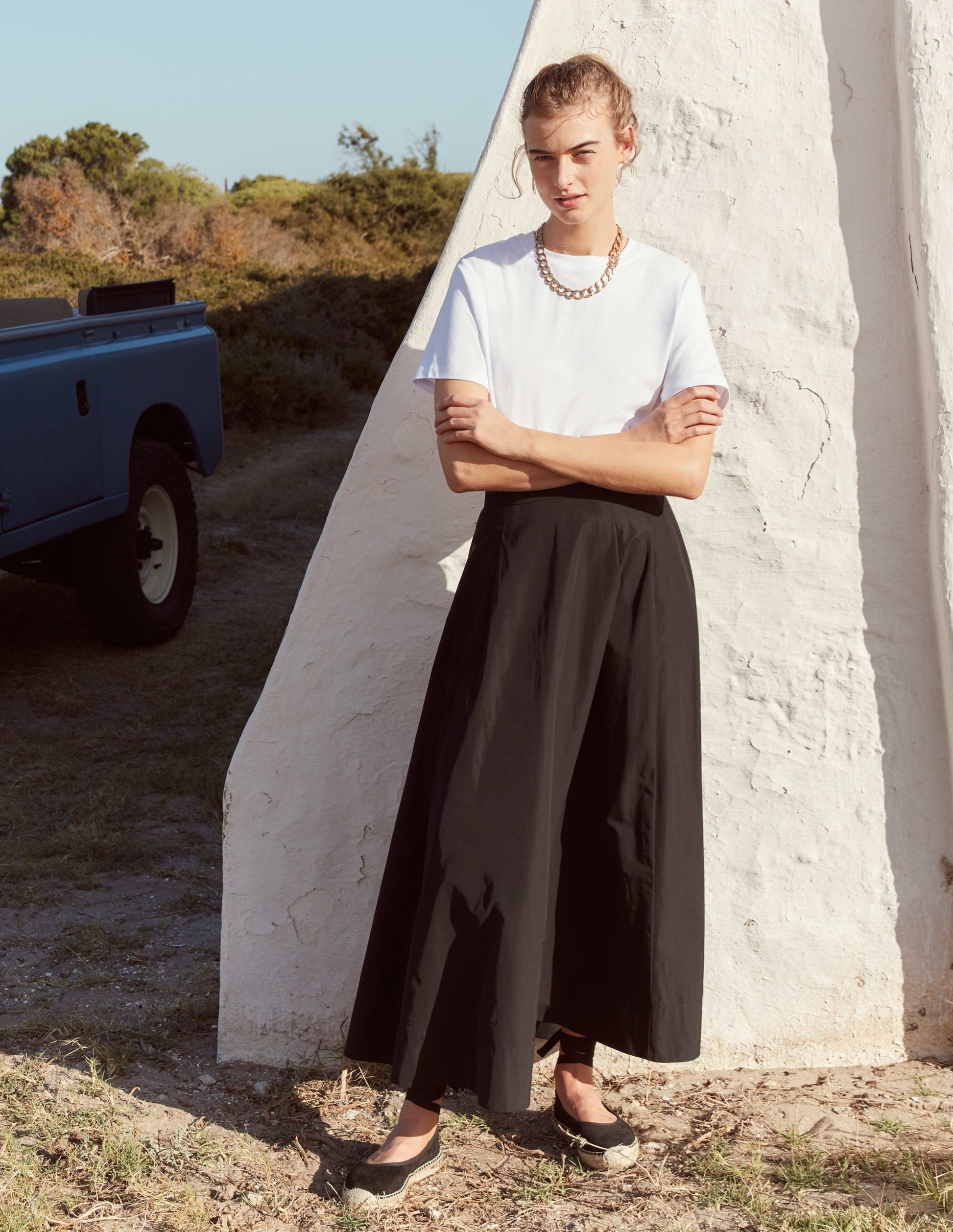 Cropped Scoop Ribbed Vest-Stone-5